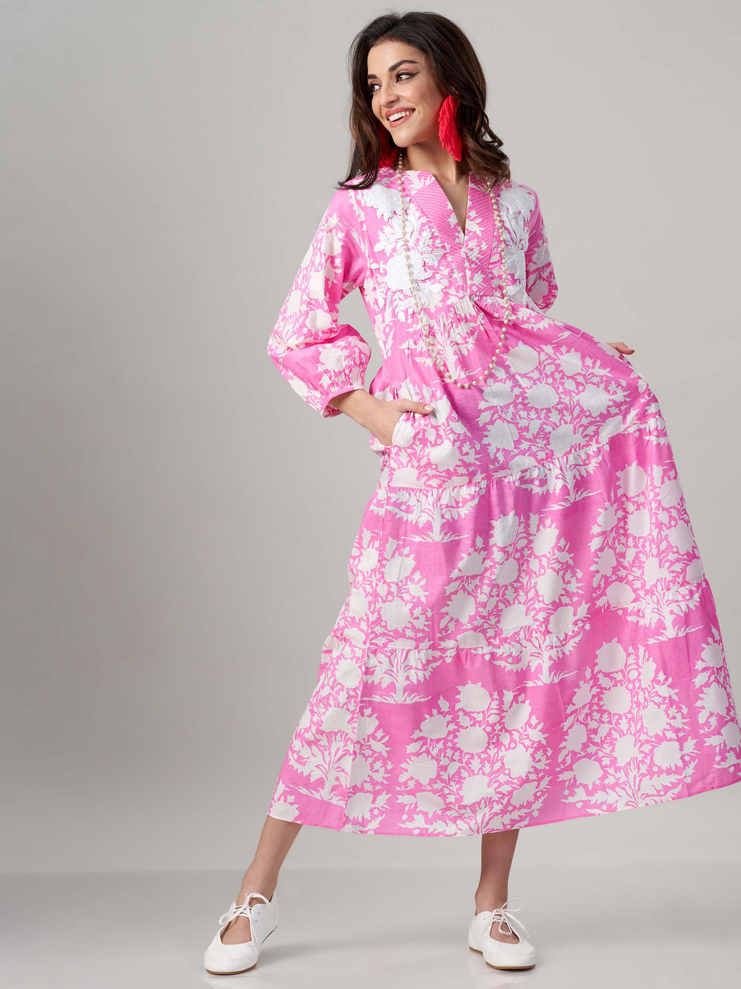 Altina Cotton Print Dress