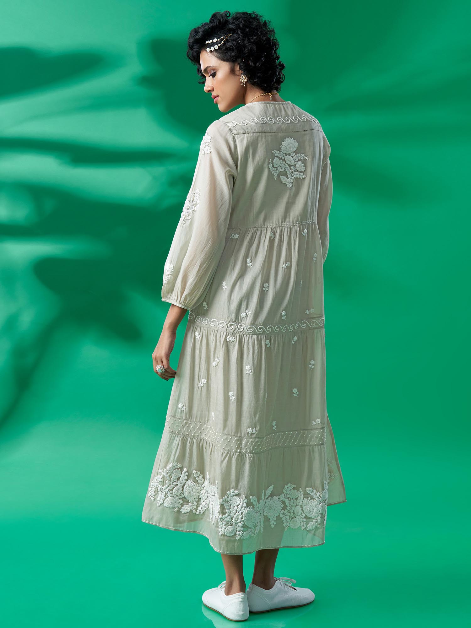 Amarvilas Cotton Silk Dress