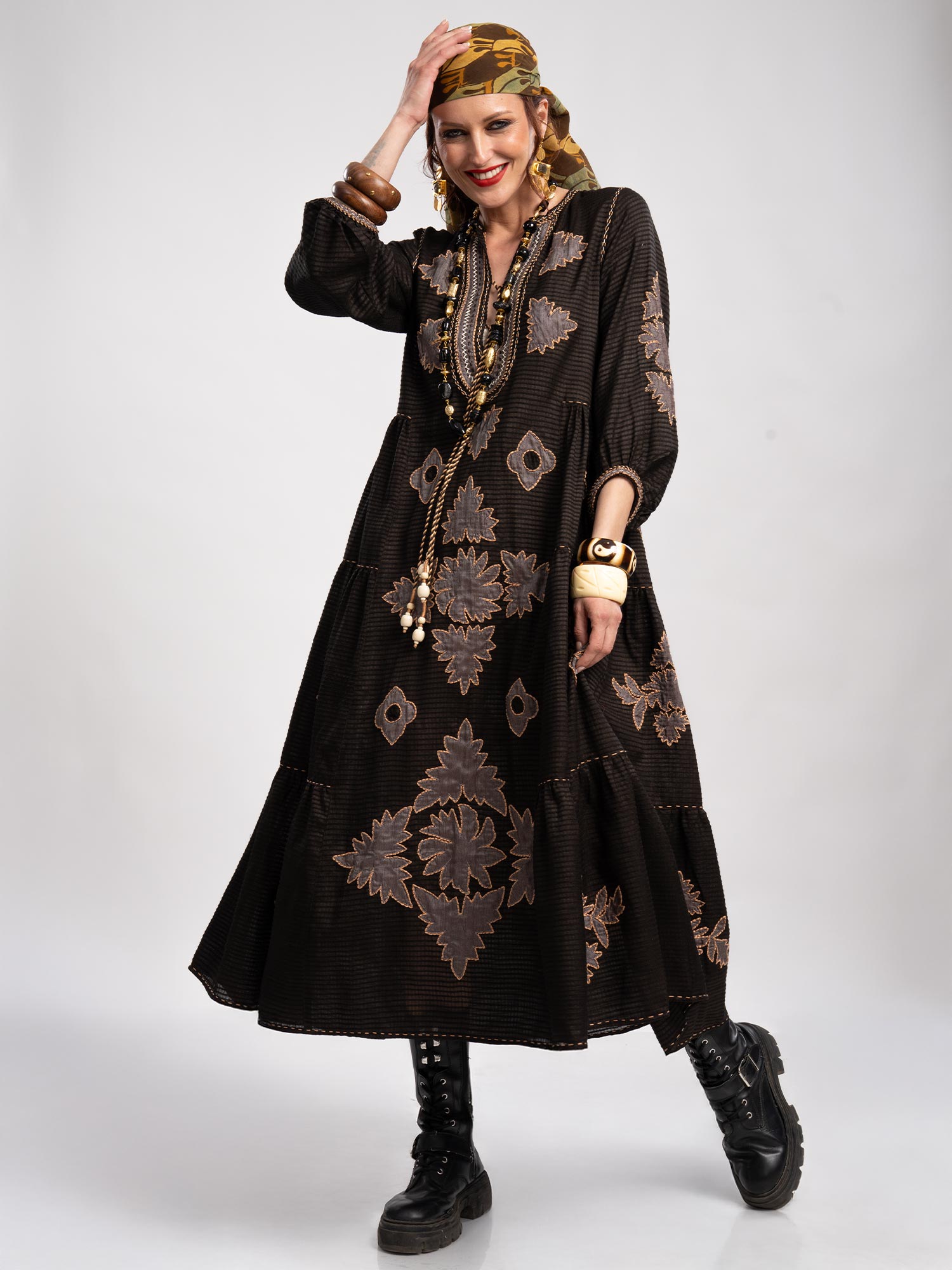 Attiya Handloom Silk Dress