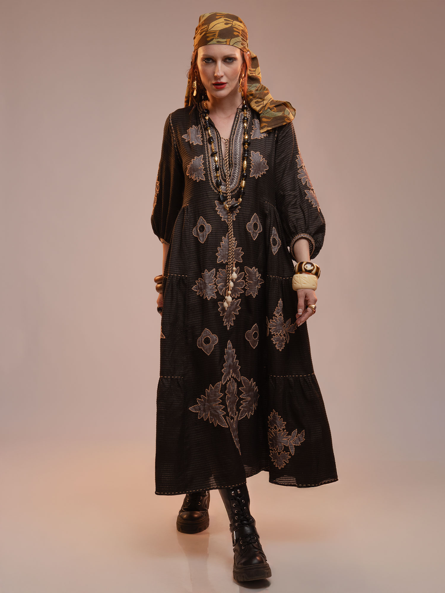 Attiya Handloom Silk Dress