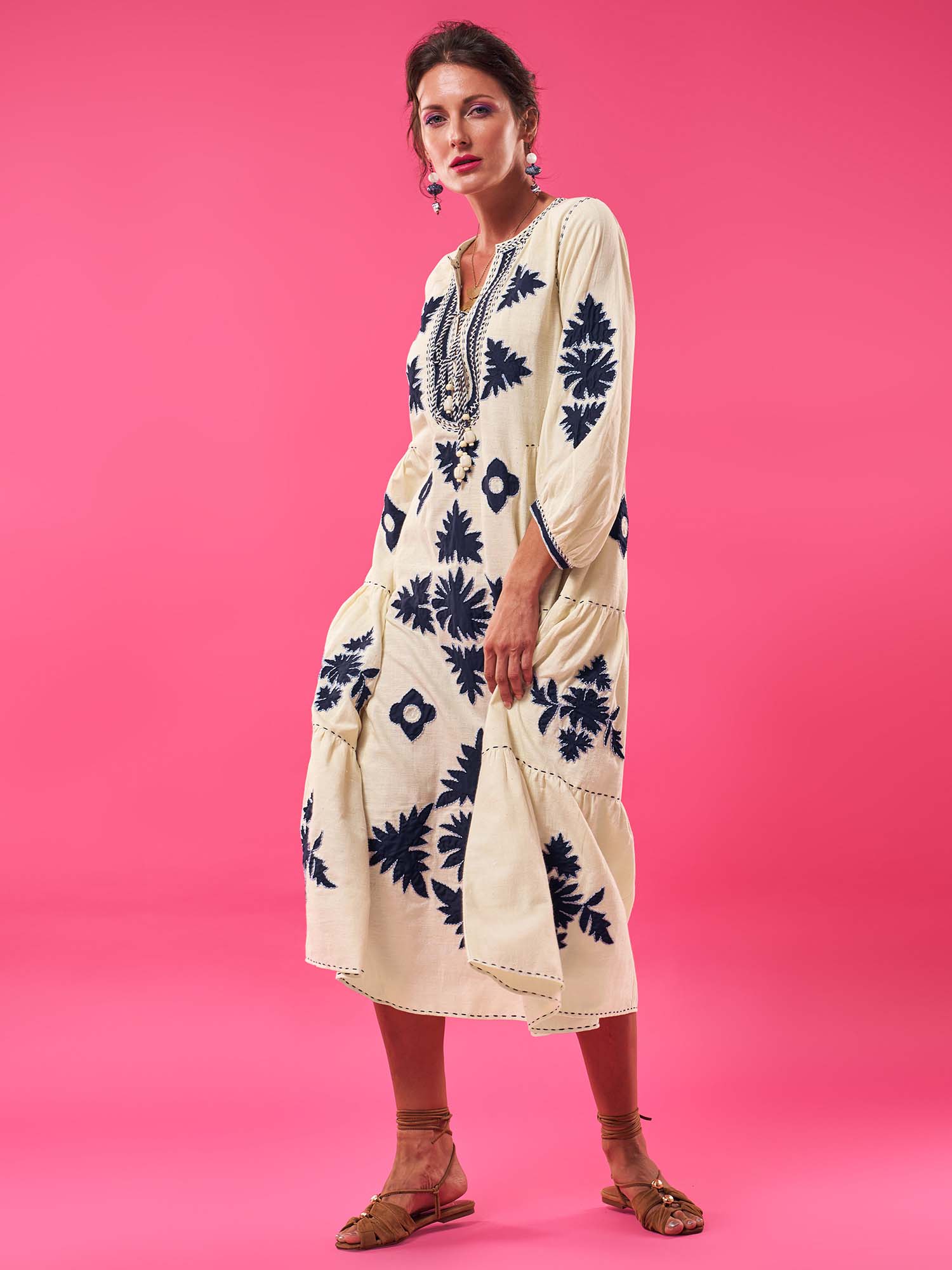 Attiya Khadi Silk Dress