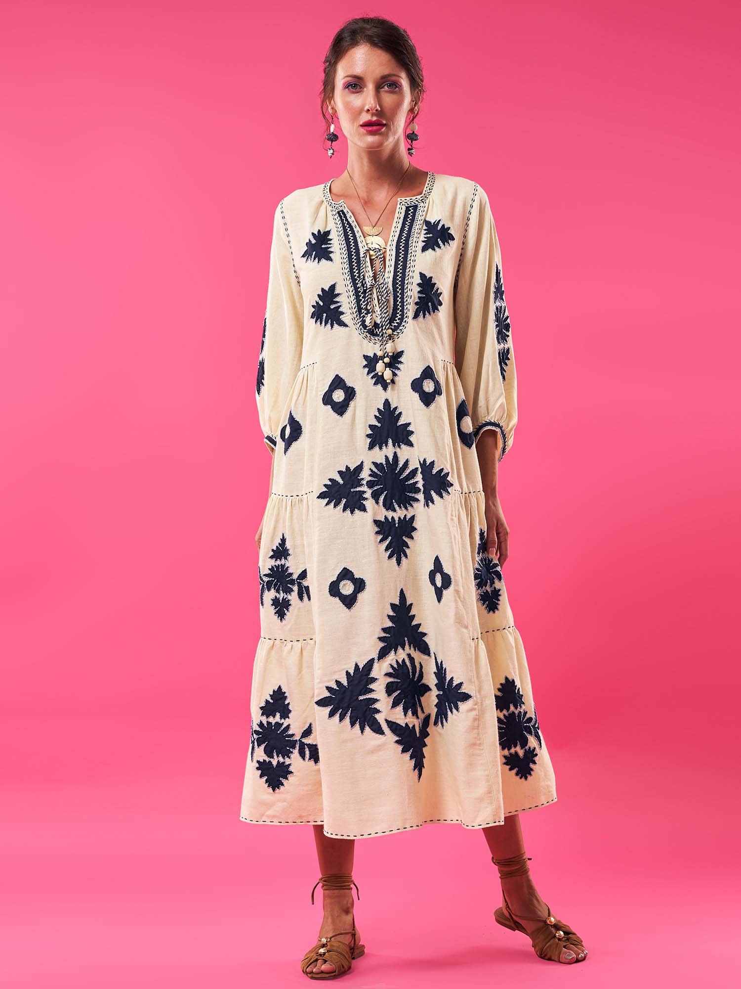 Attiya Khadi Silk Dress
