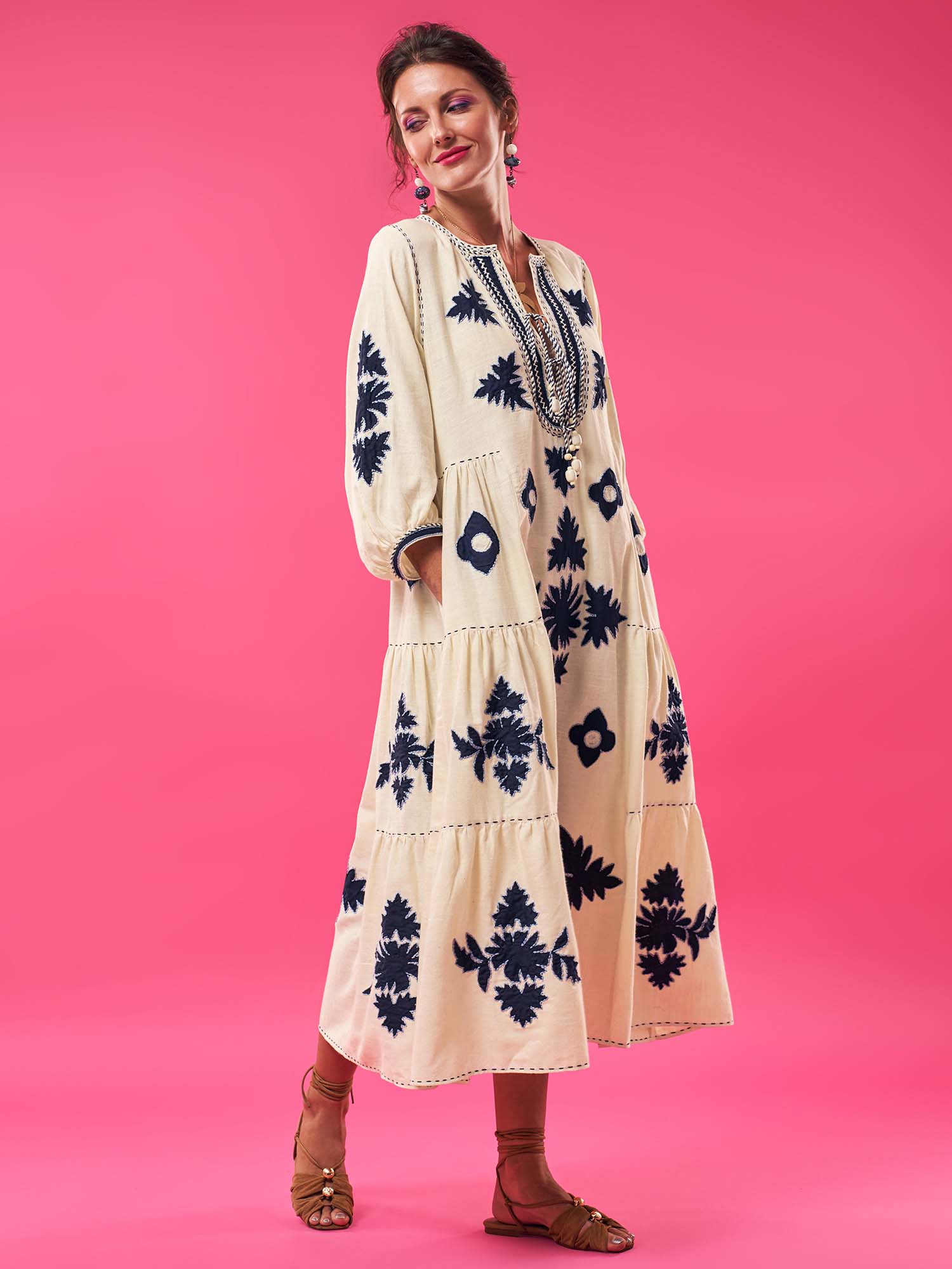 Attiya Khadi Silk Dress