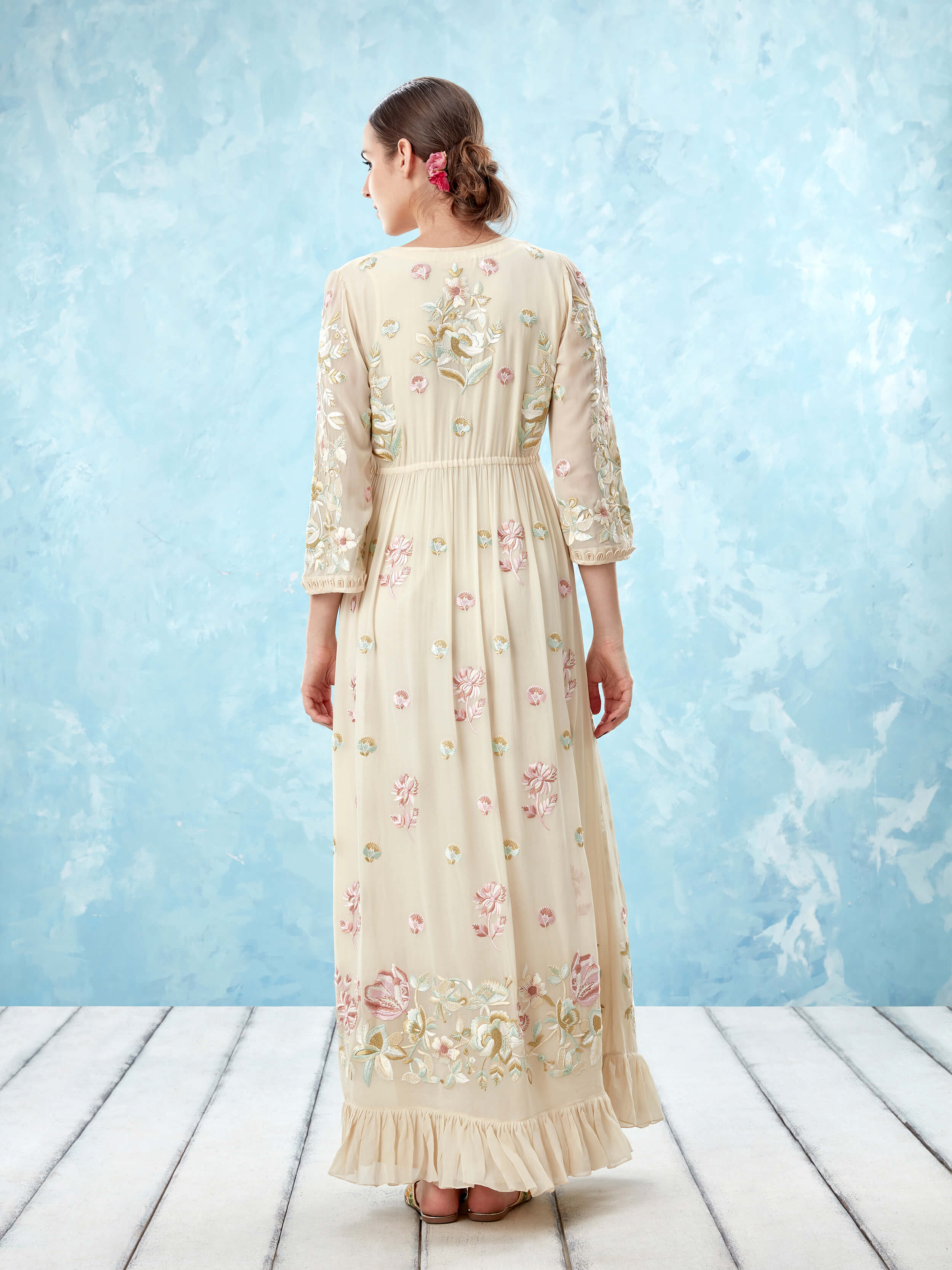 Baroque Maxi Dress
