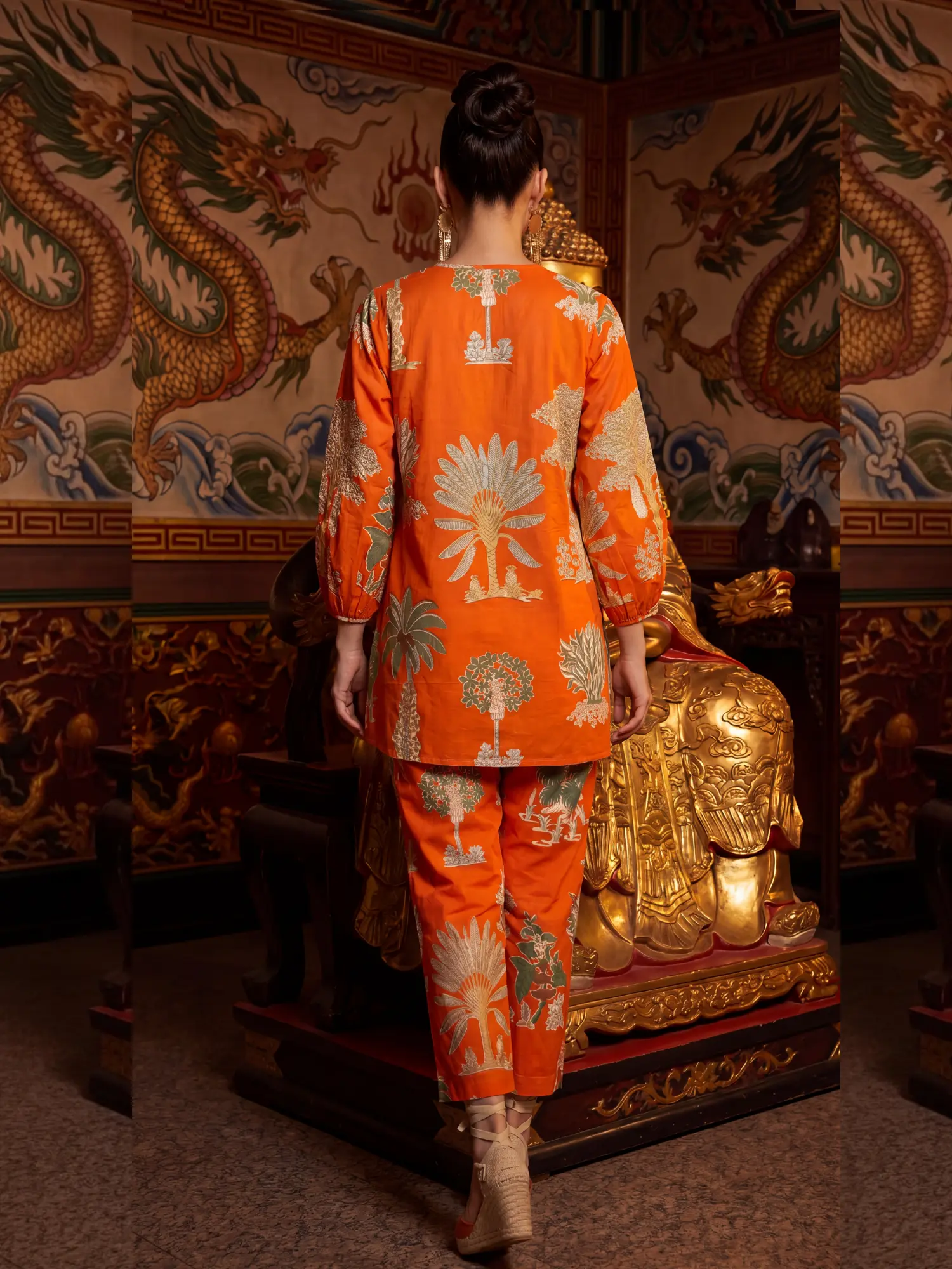 Botanica Cotton Print Pants