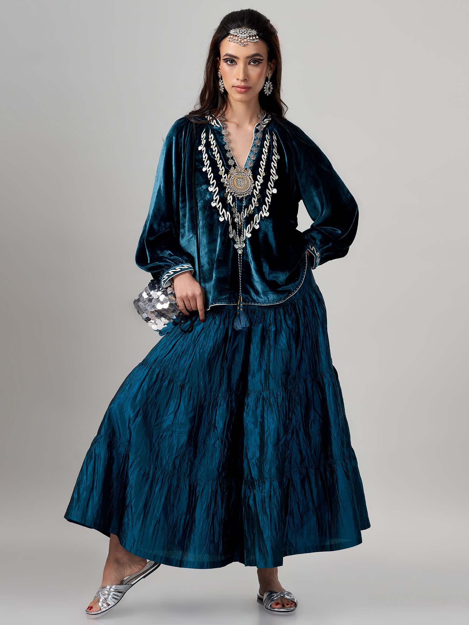 Carnival Silk Skirt