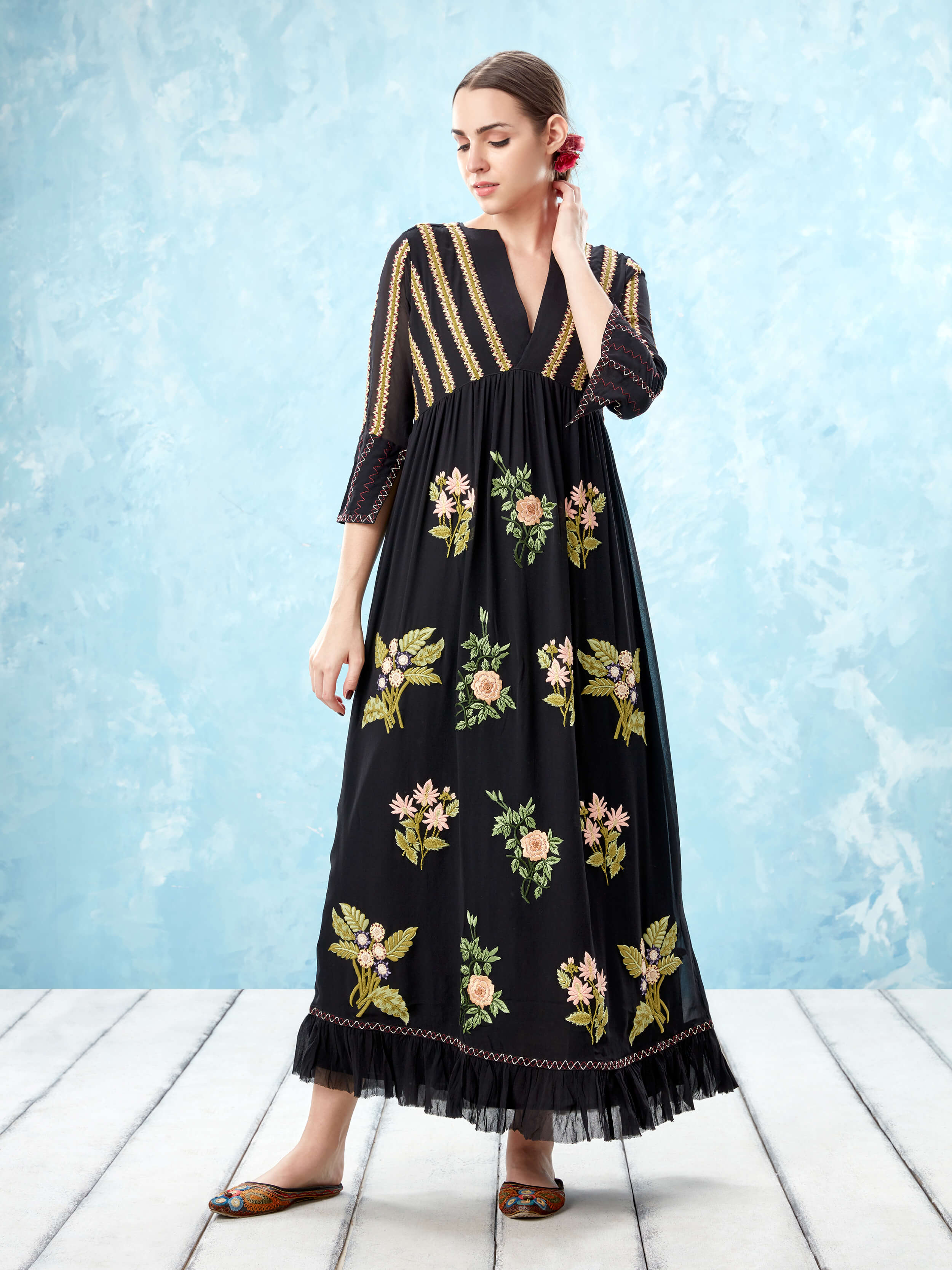 Elizabethan Gardens Maxi Dress