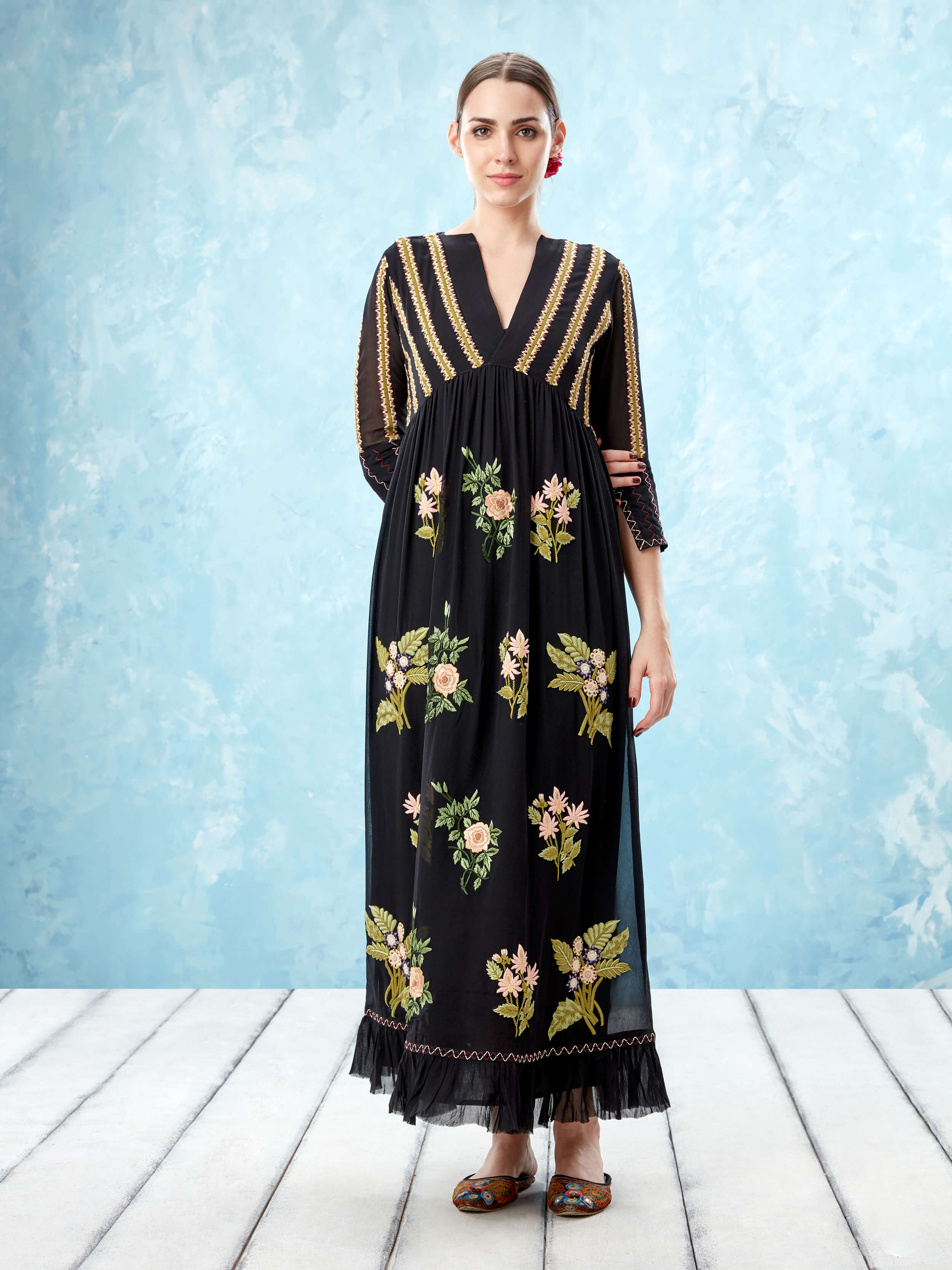 Elizabethan Gardens Maxi Dress