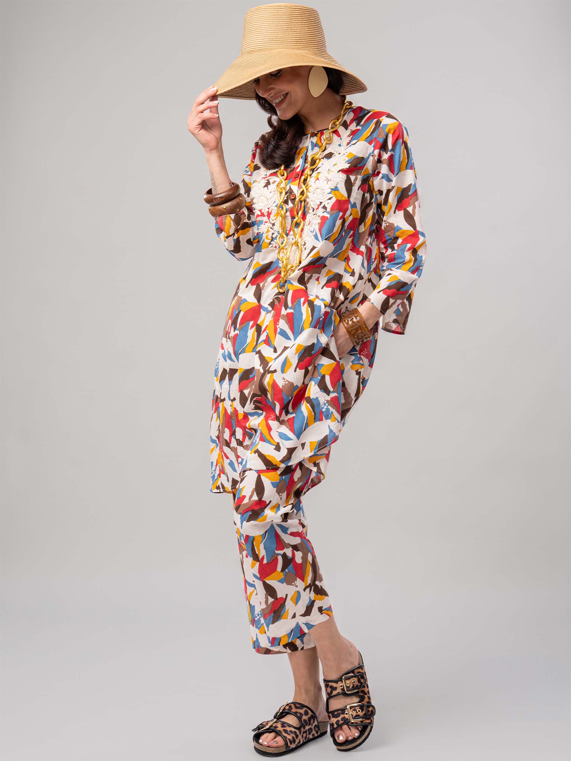 Fiori Cotton Twinset
