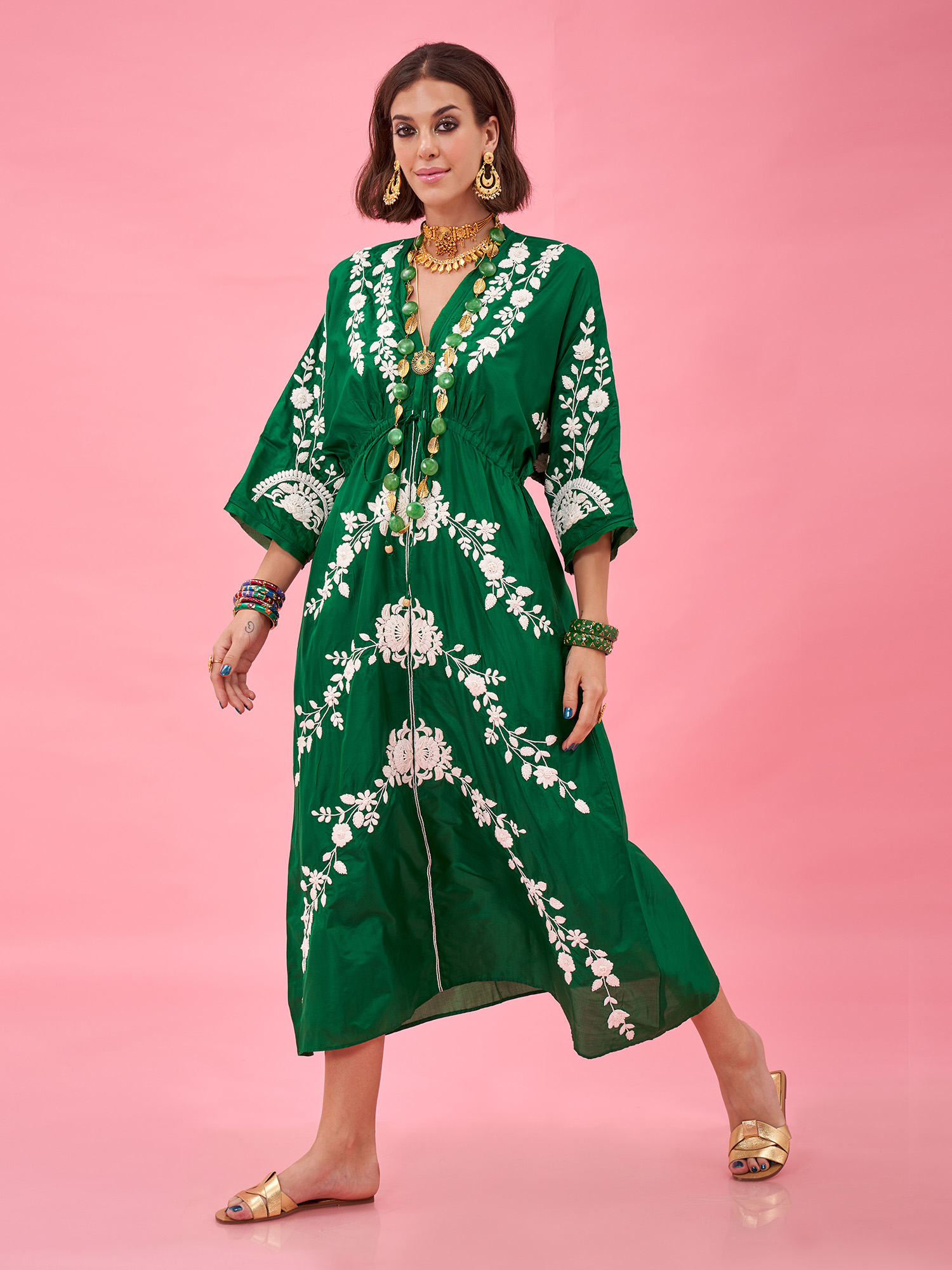 GEISHA SILK KIMONO DRESS