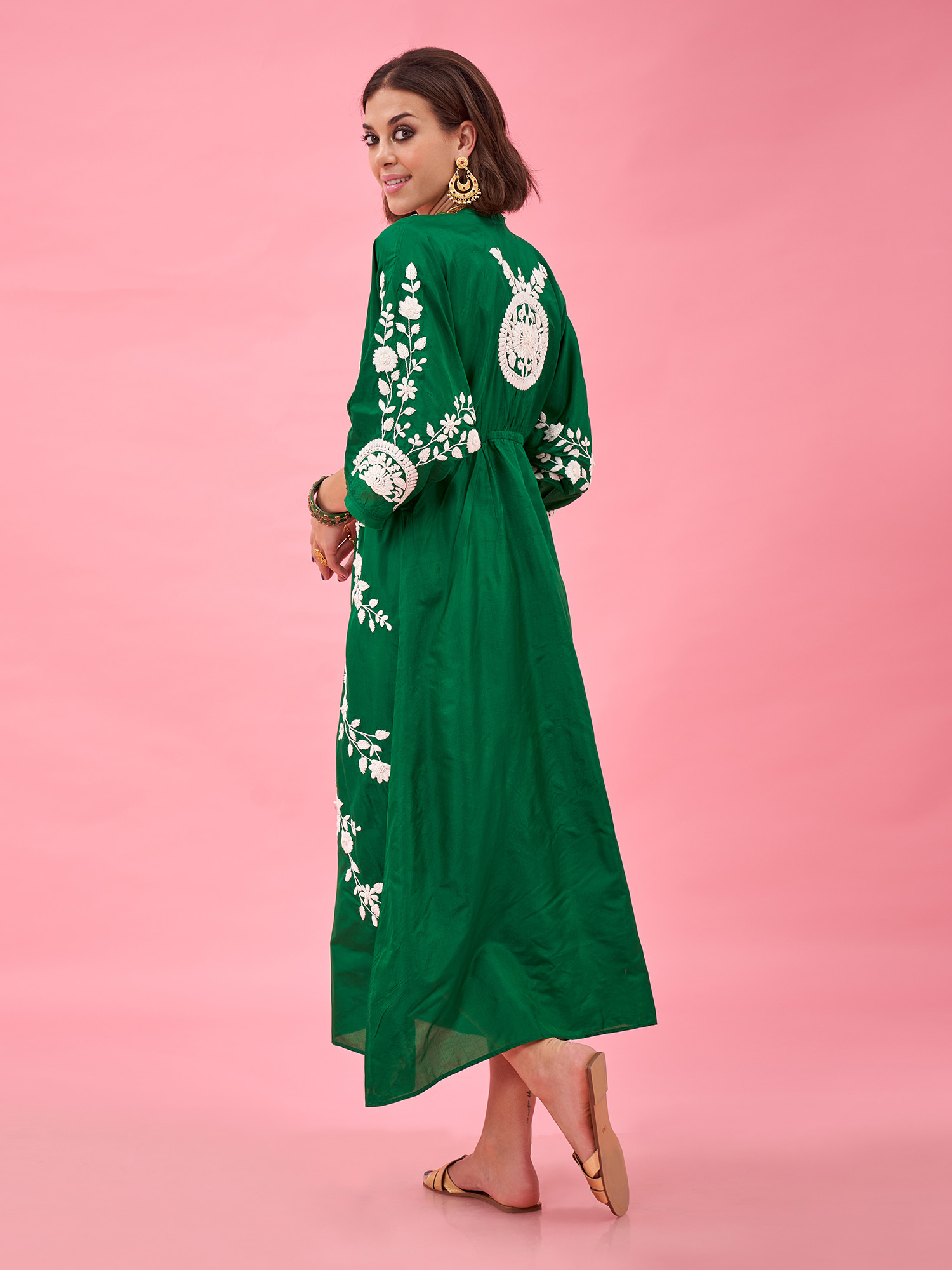 GEISHA SILK KIMONO DRESS