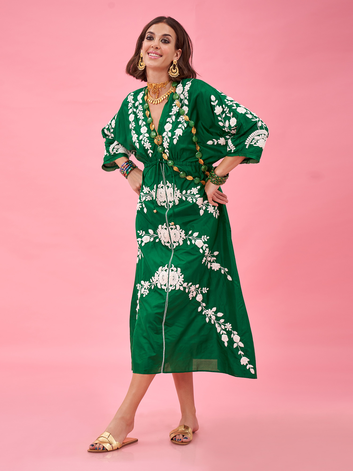 GEISHA SILK KIMONO DRESS