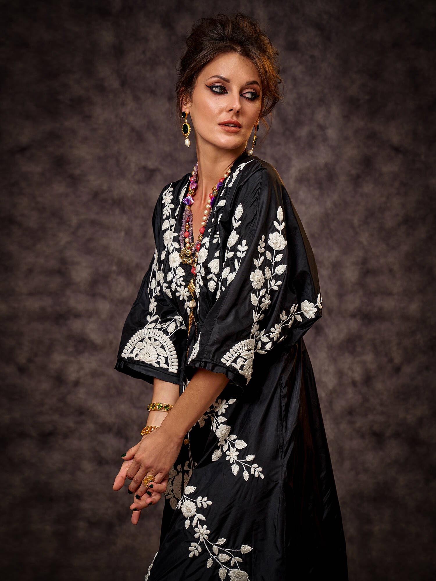 Geisha Silk Kimono Dress
