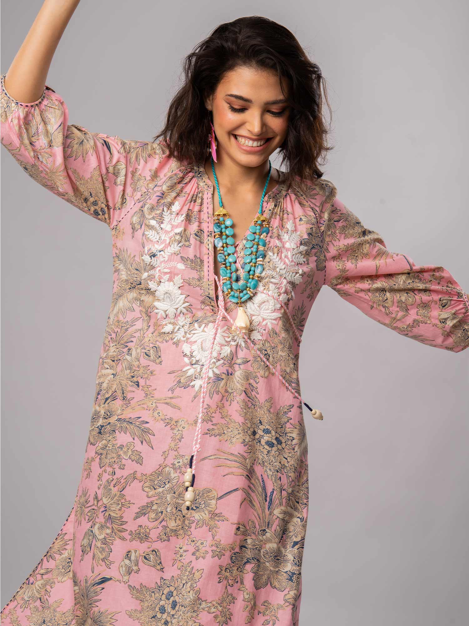 Guljan Cotton Print Dress