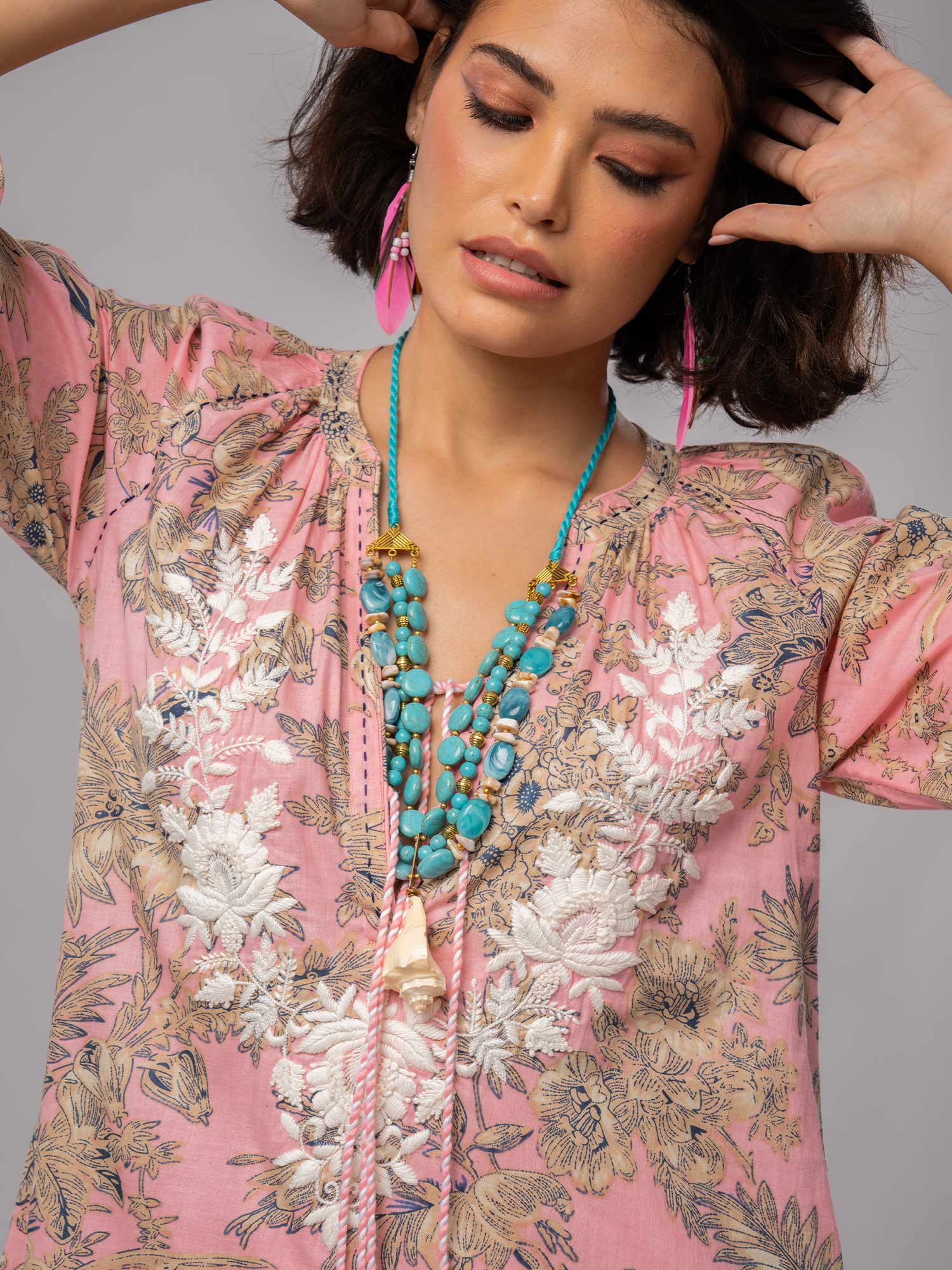 Guljan Cotton Print Dress