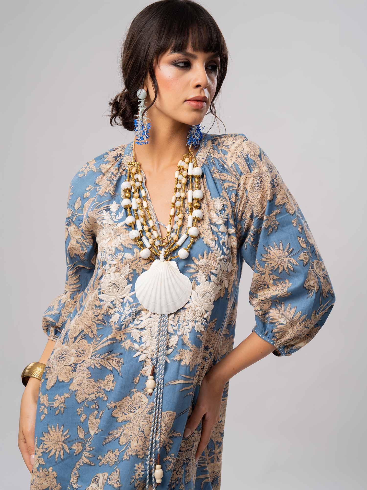 Guljan Cotton Print Dress