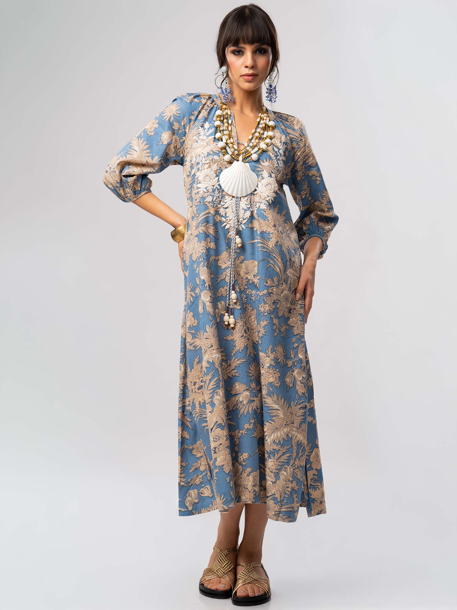 Guljan Cotton Print Dress