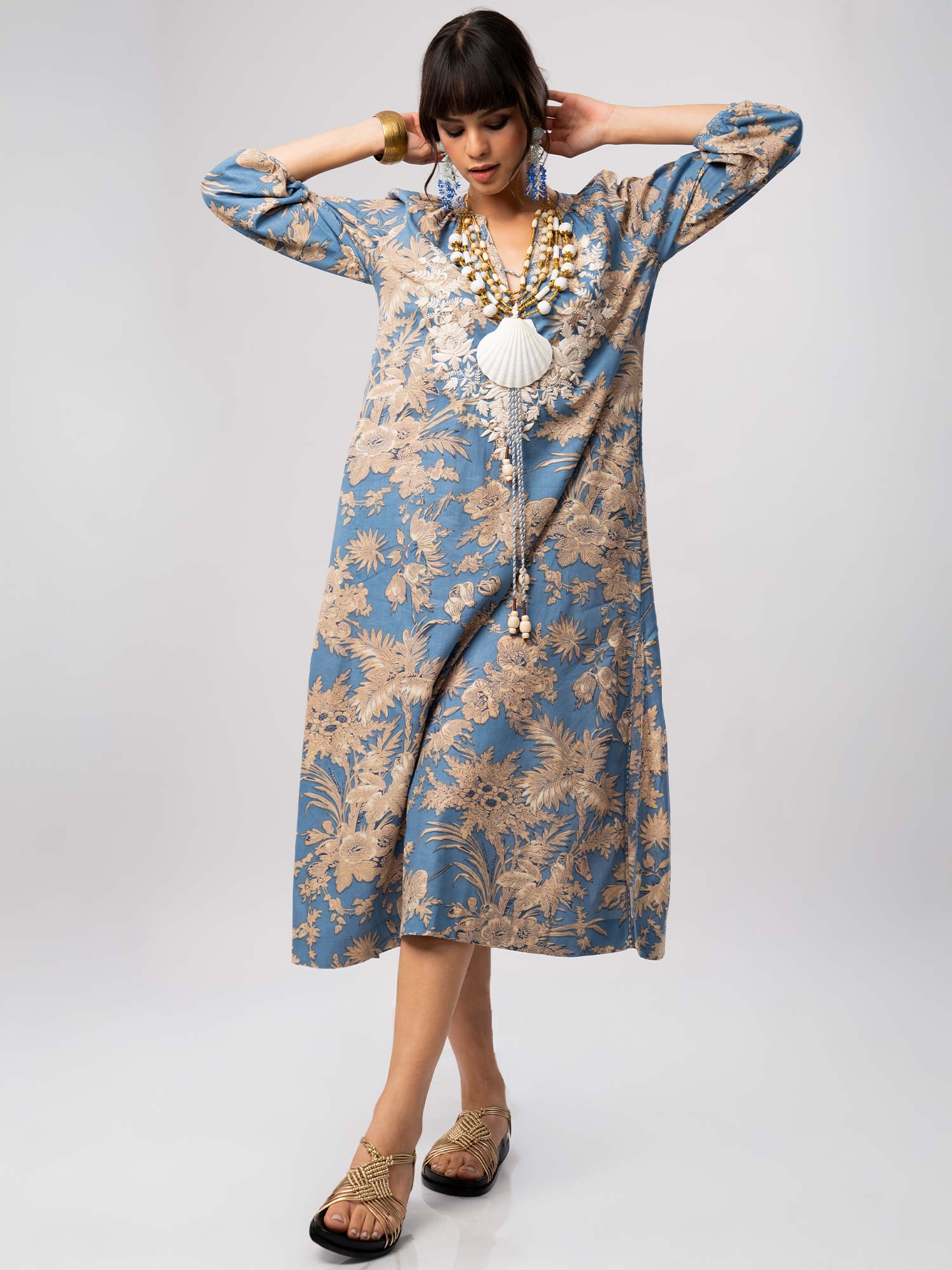 Guljan Cotton Print Dress