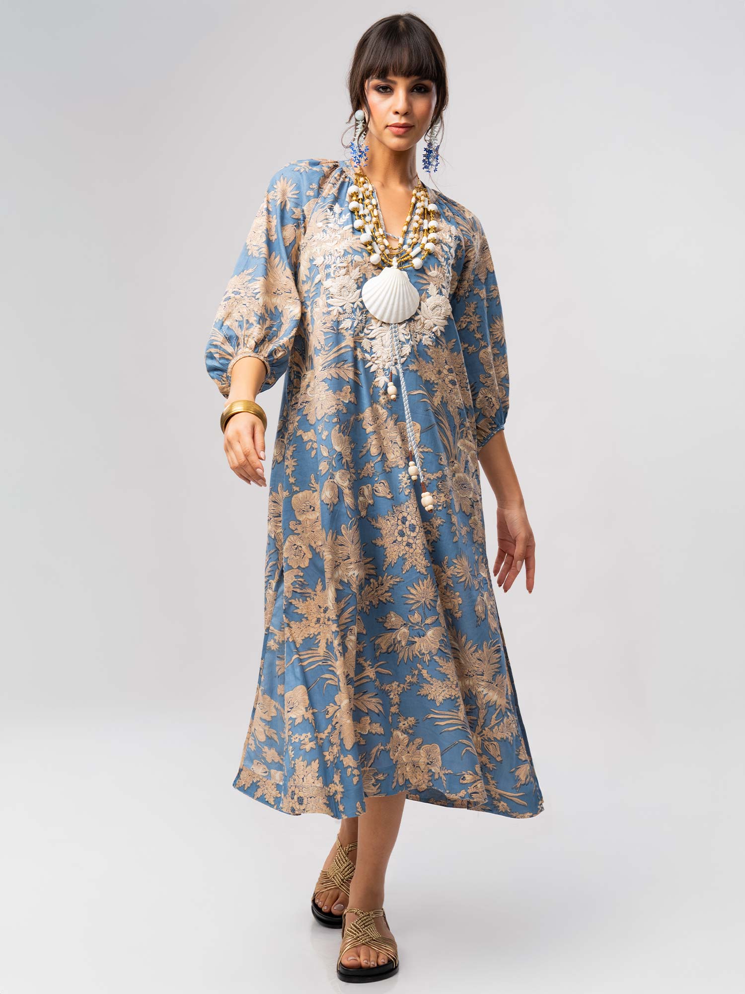 Guljan Cotton Print Dress