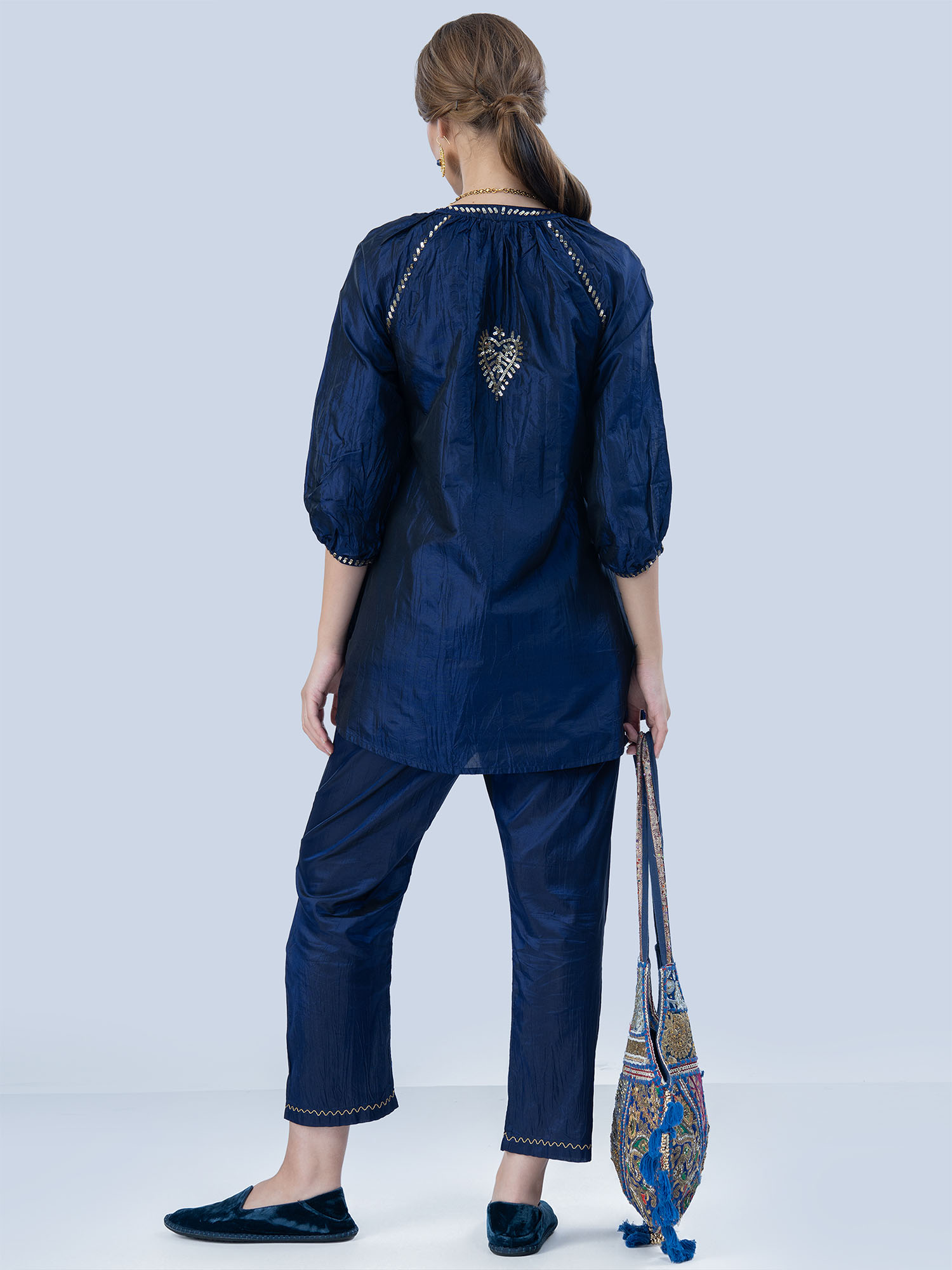 Helios Washed Mulberry Silk Twinset