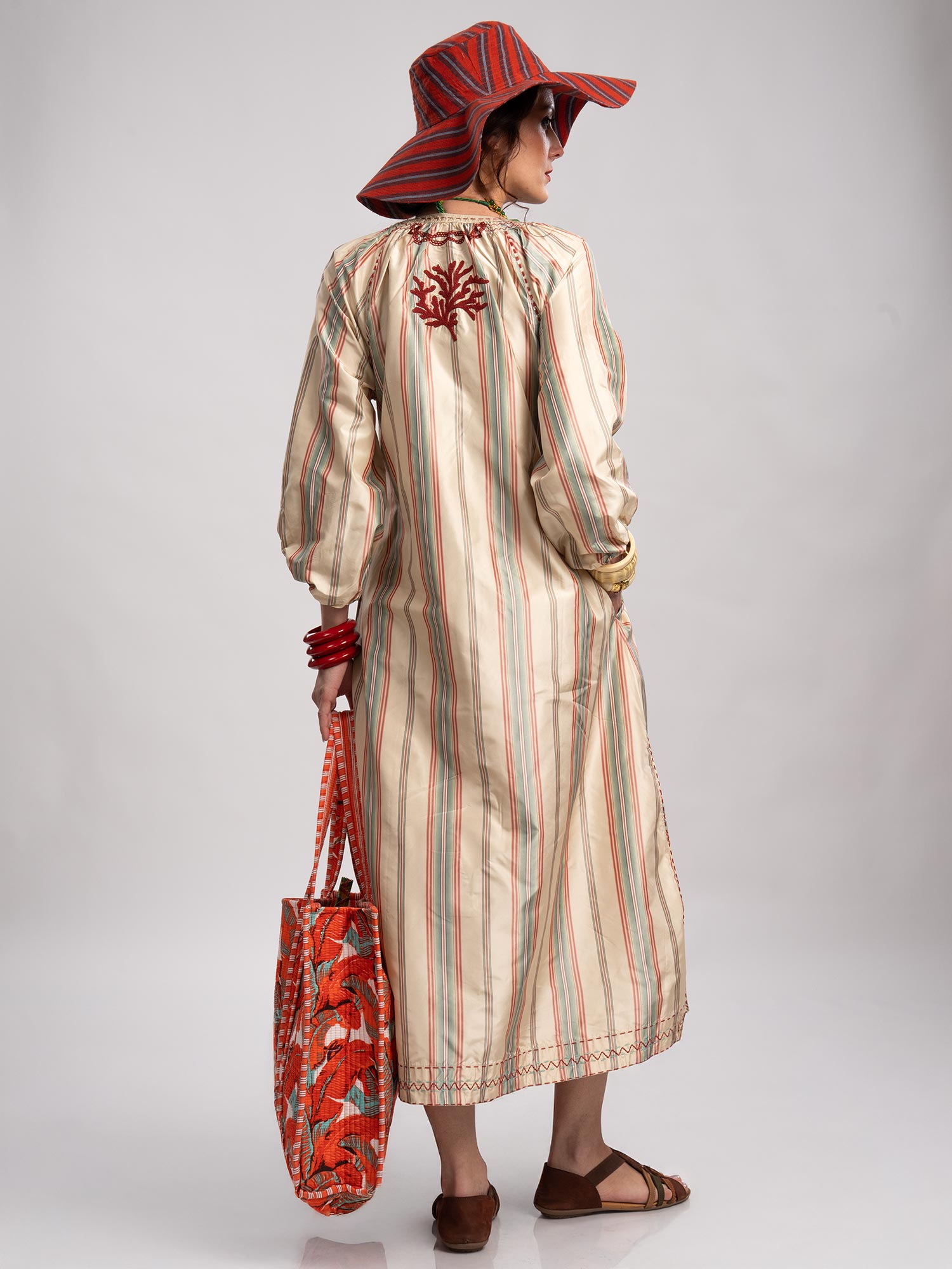 Iberian Taffeta Silk Dress