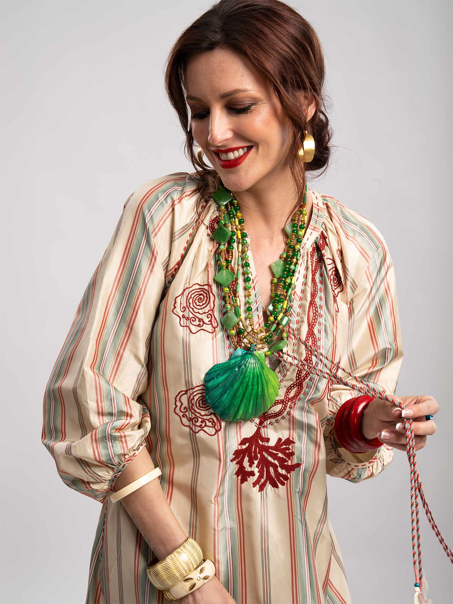 Iberian Taffeta Silk Dress