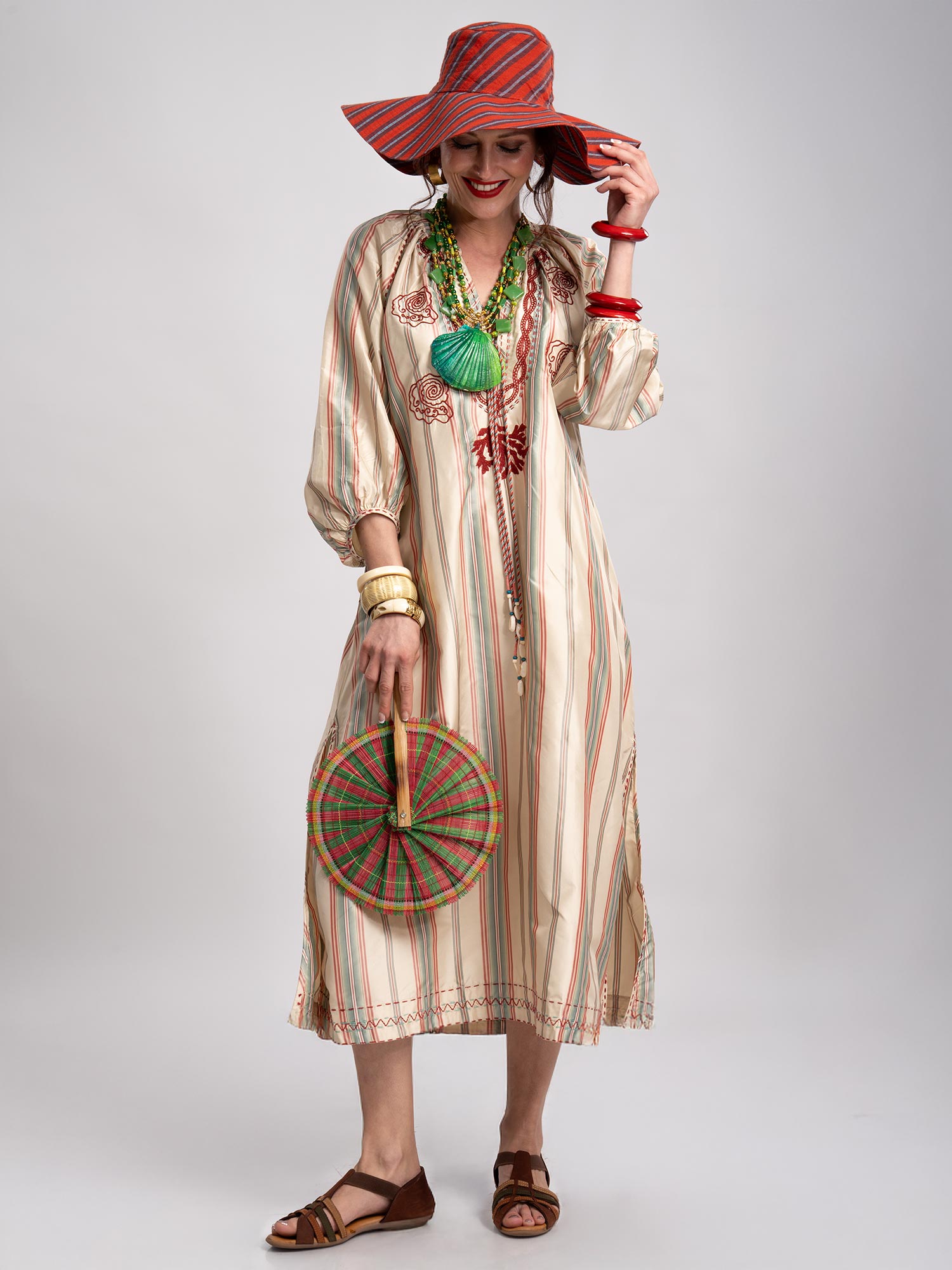 Iberian Taffeta Silk Dress