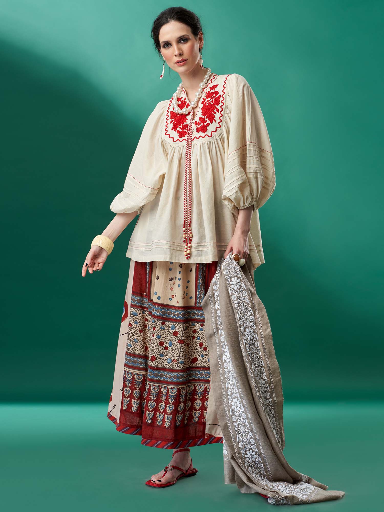 Jaunpore Handspun Pashmina Shawl