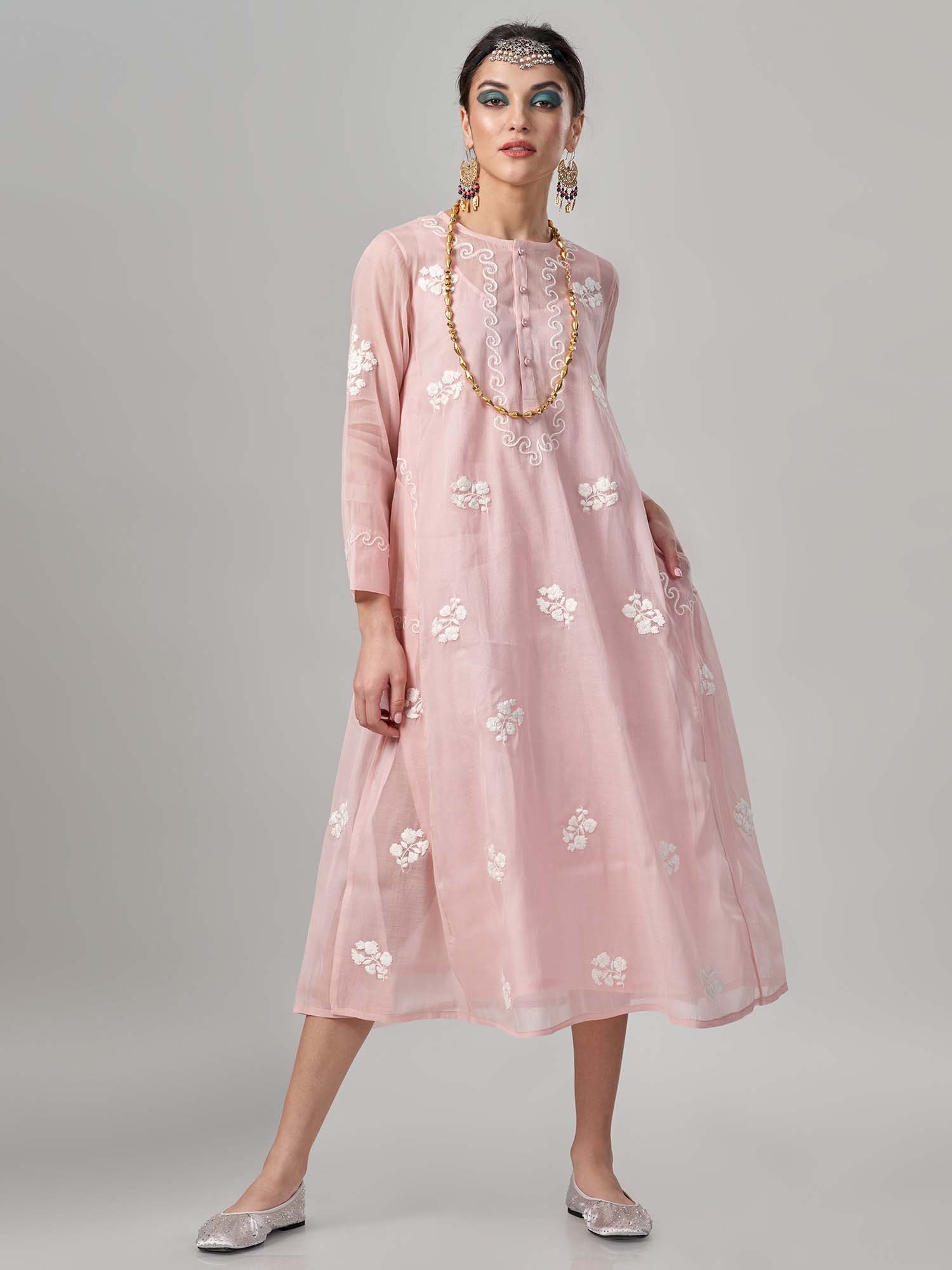 Jiva Cotton Silk Dress