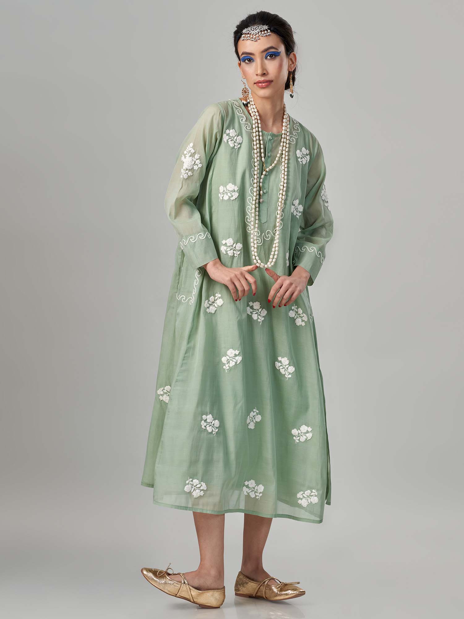 Jiva Cotton Silk Dress