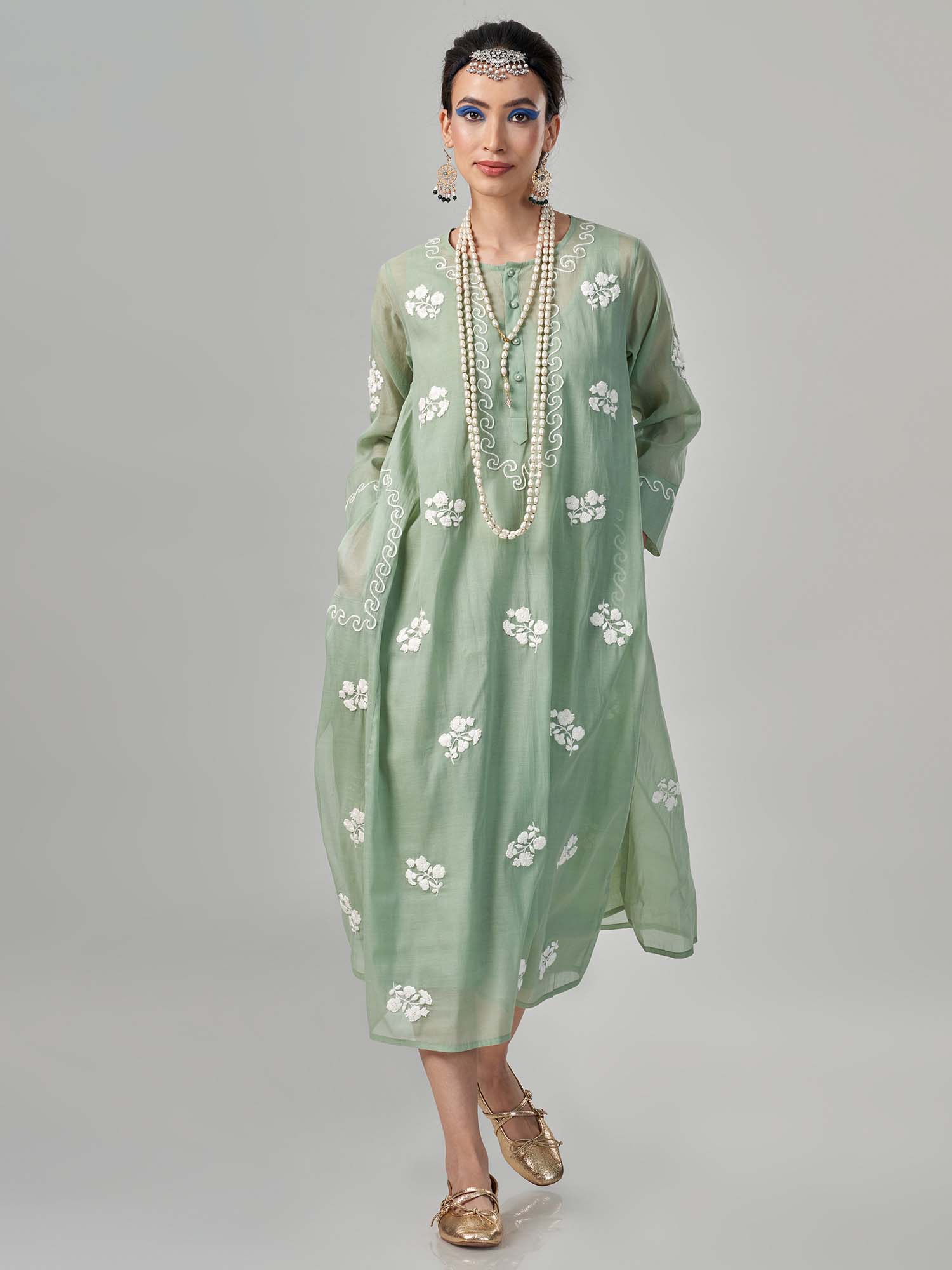 Jiva Cotton Silk Dress