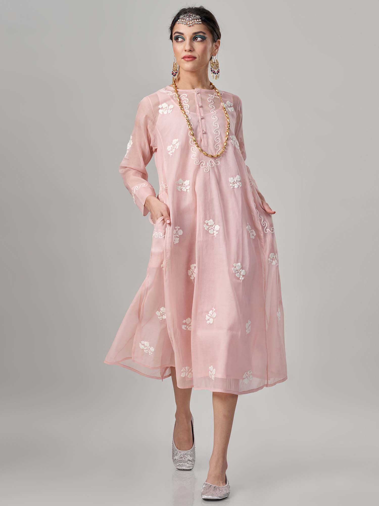 Jiva Cotton Silk Dress