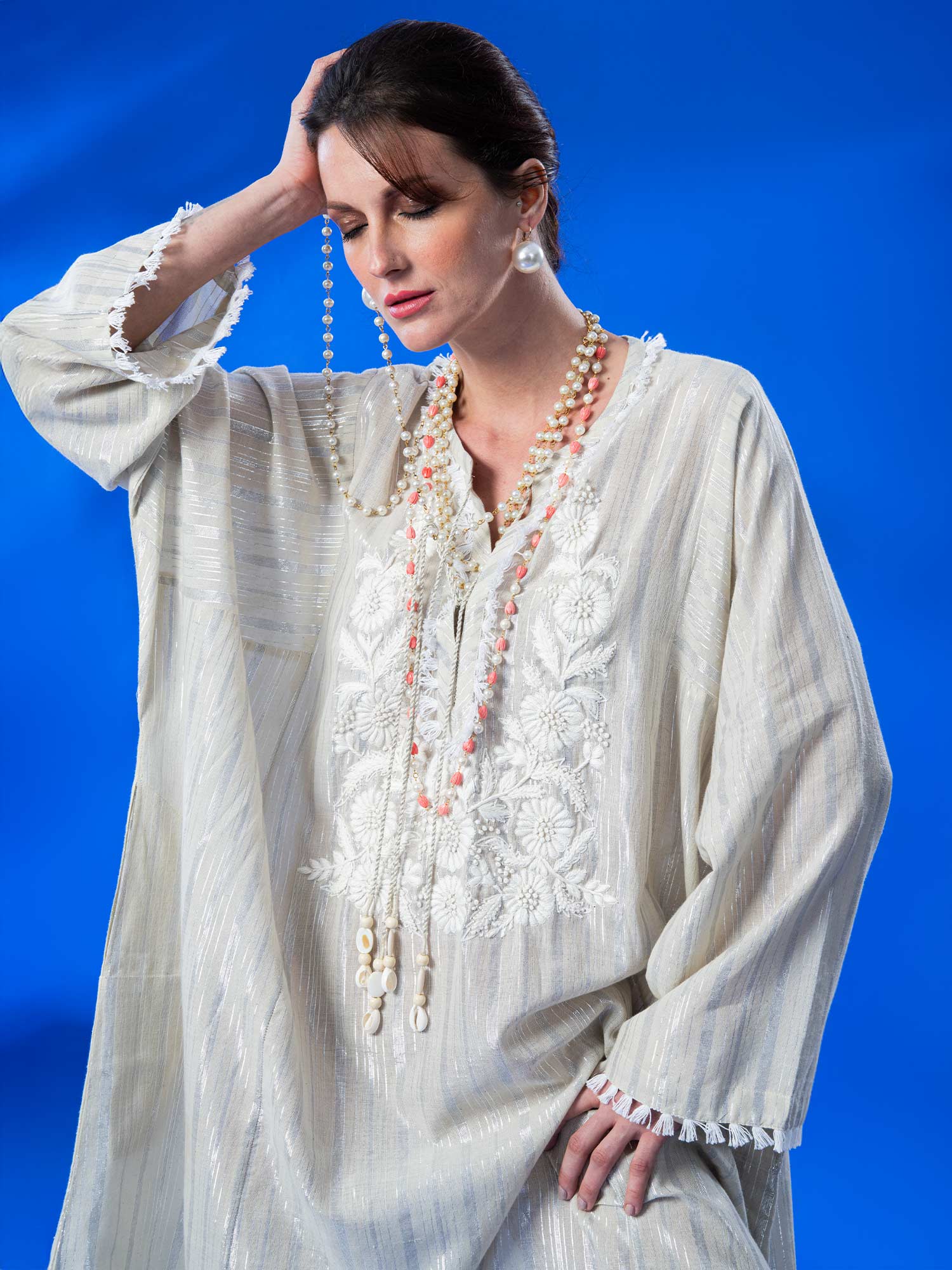 Jugni Handloom Cotton Kaftan