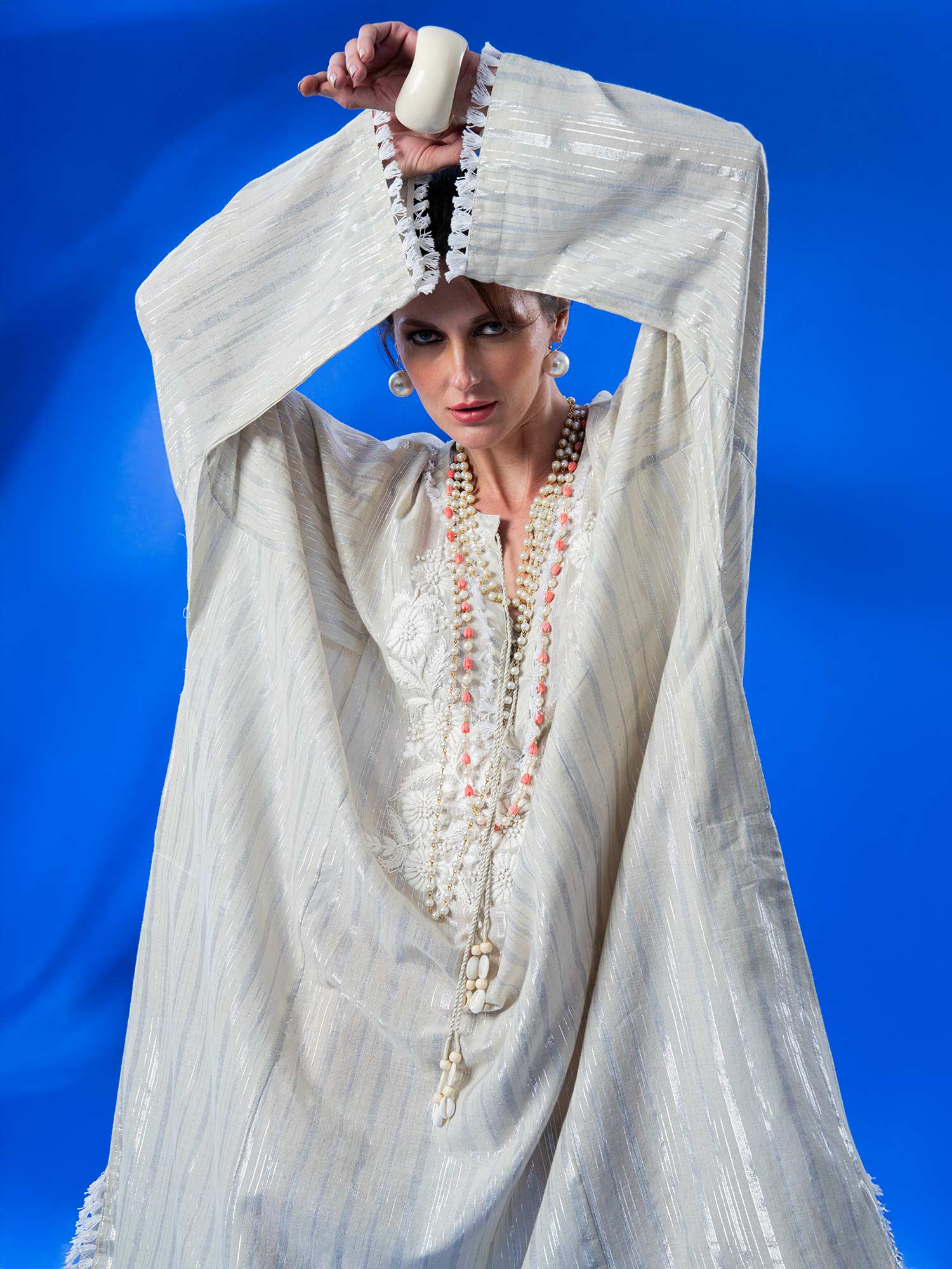 Jugni Handloom Cotton Kaftan