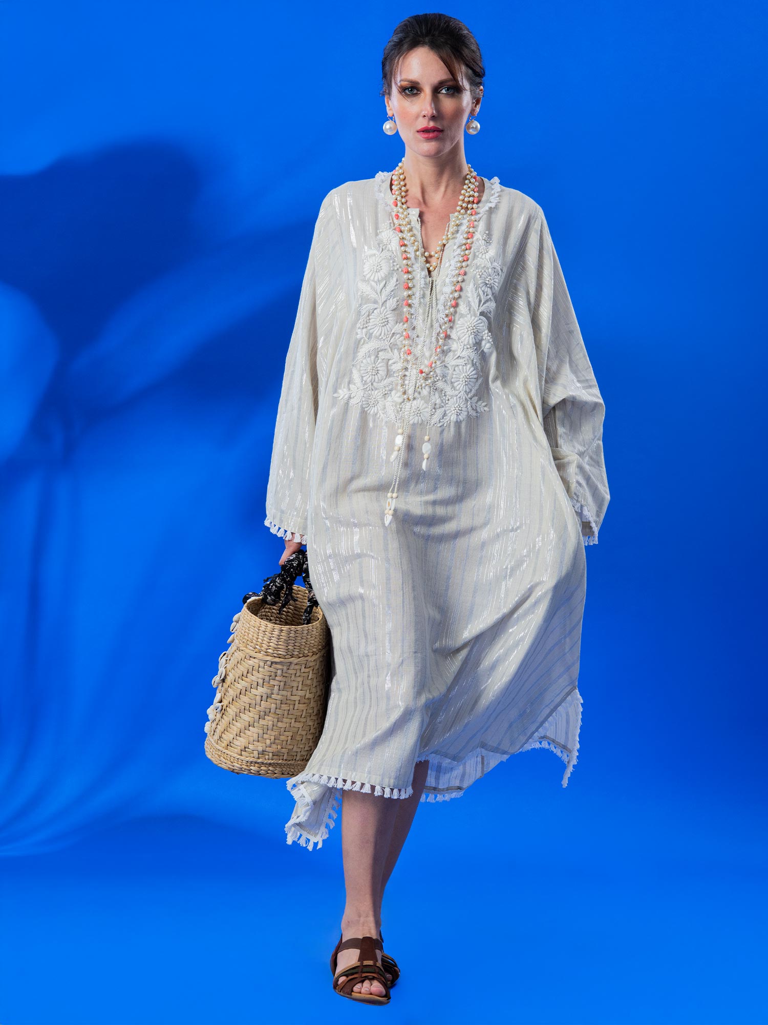 Jugni Handloom Cotton Kaftan