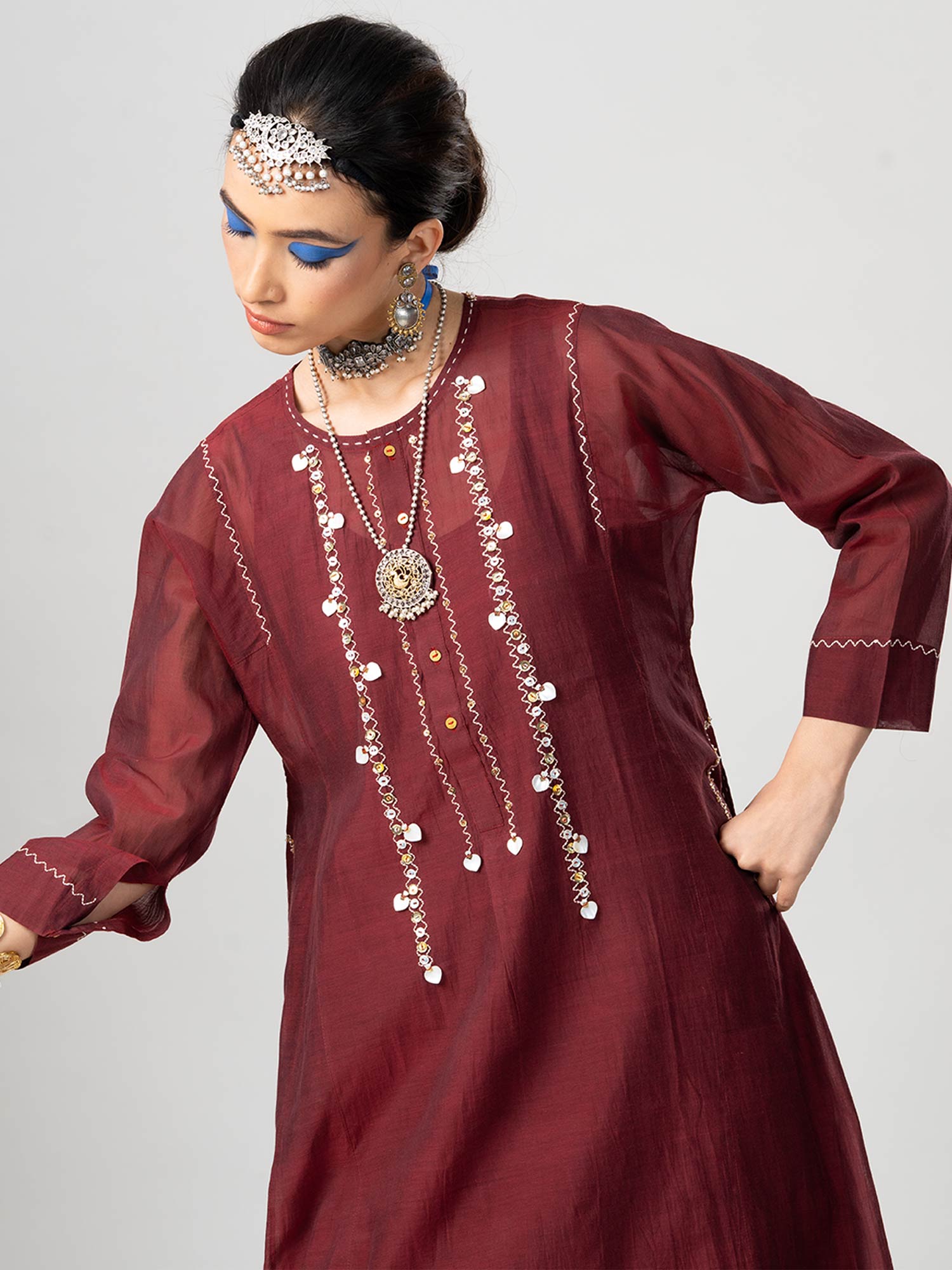 Khirama Handwoven Kaftan