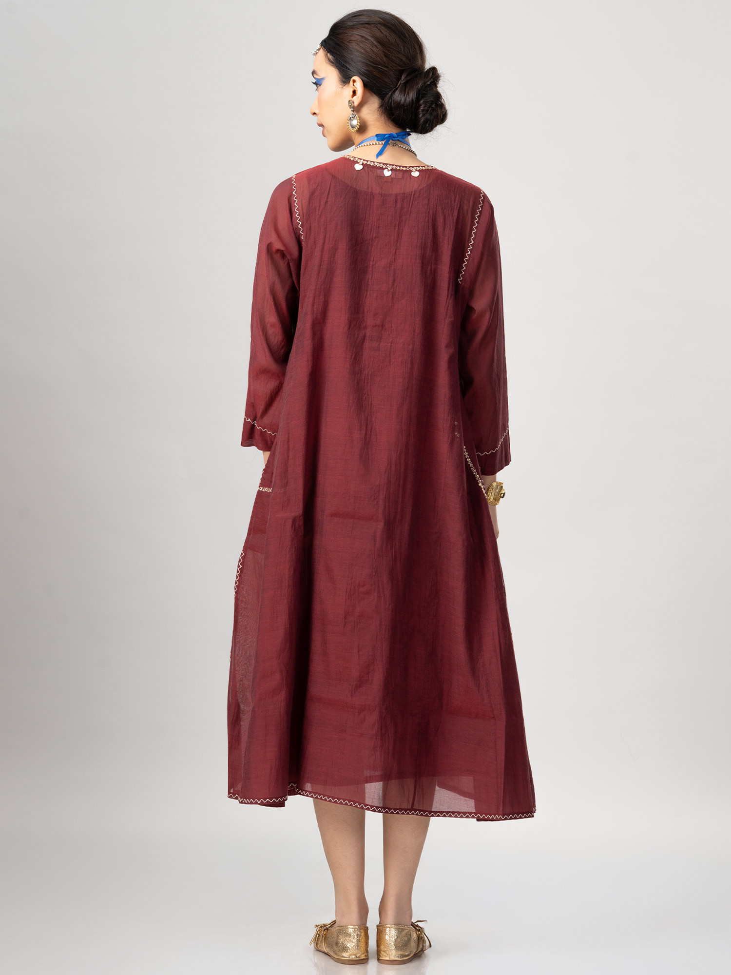 Khirama Handwoven Kaftan