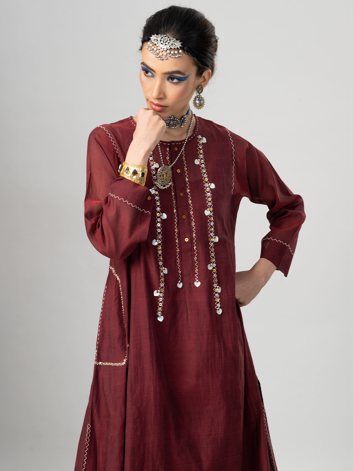 Khirama Handwoven Kaftan