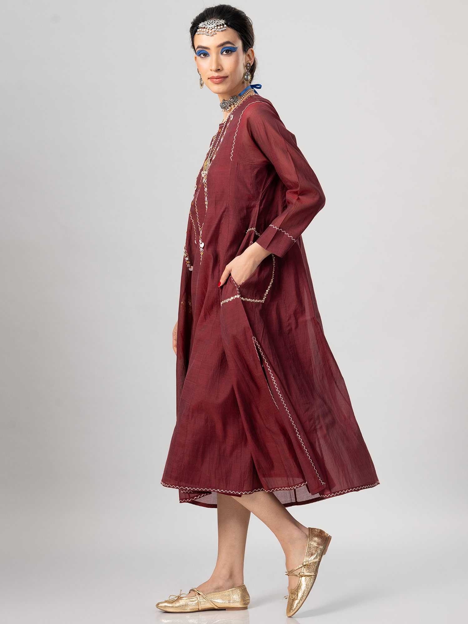 Khirama Handwoven Kaftan