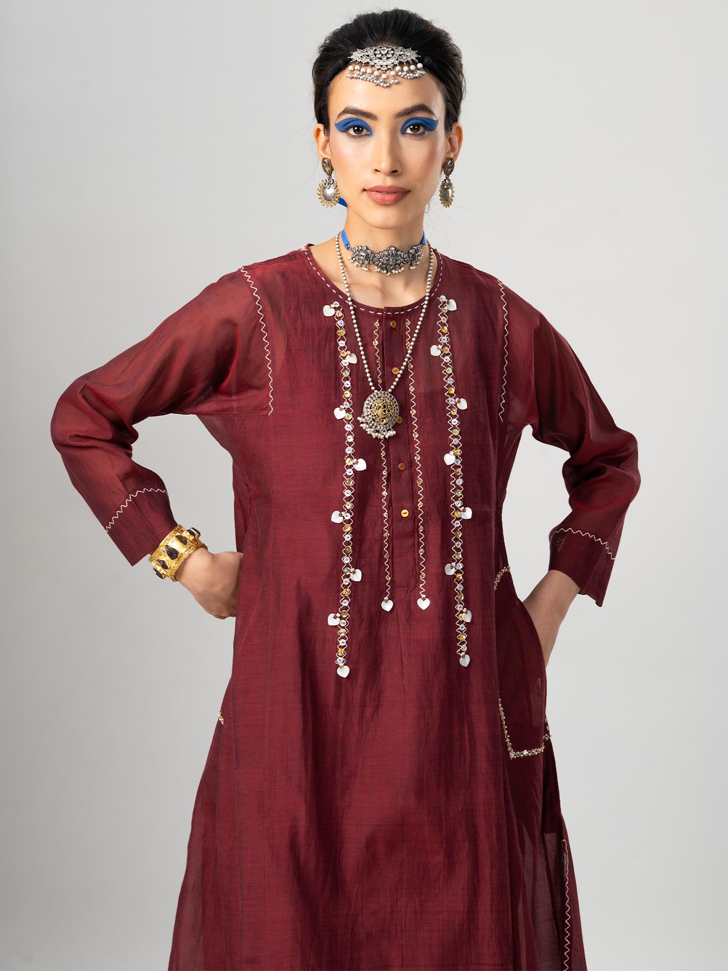 Khirama Handwoven Kaftan