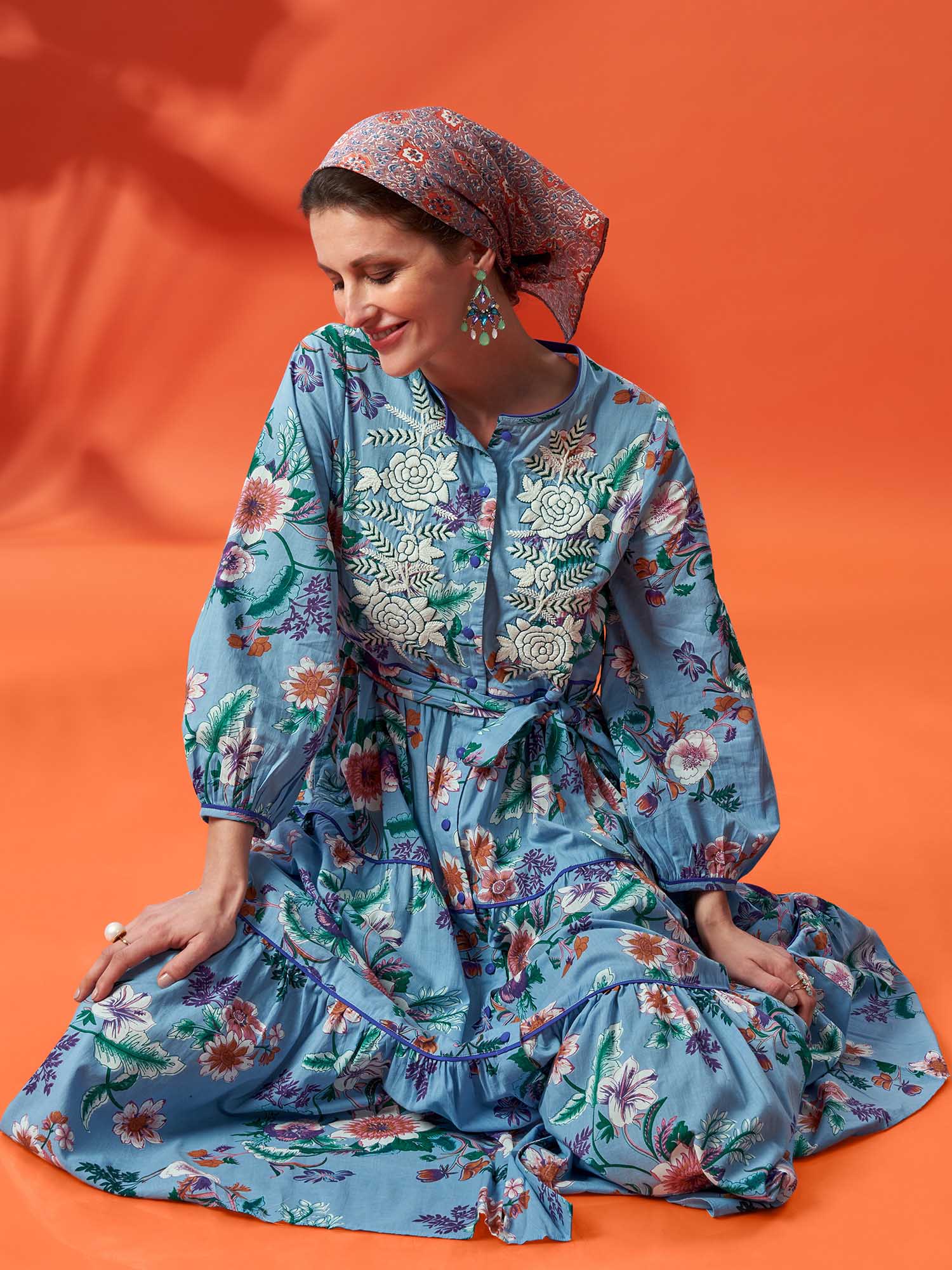 LAXMI NIWAS Cotton Dress