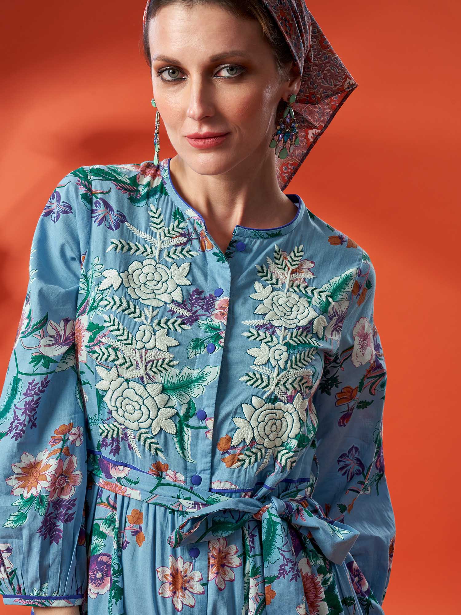 LAXMI NIWAS Cotton Dress