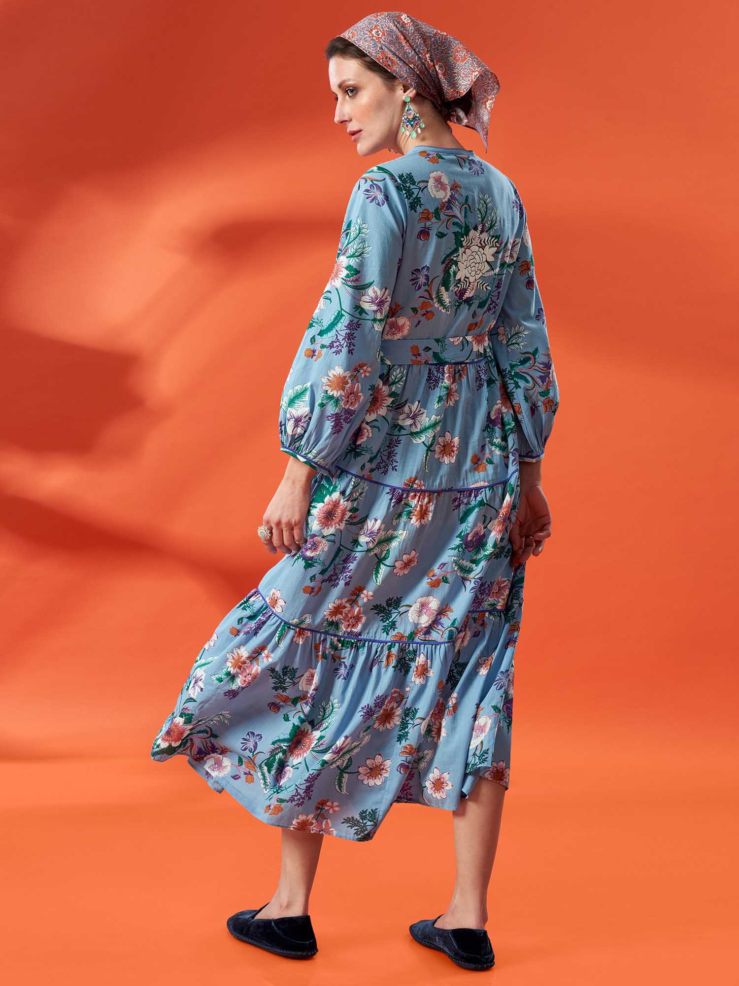 LAXMI NIWAS Cotton Dress