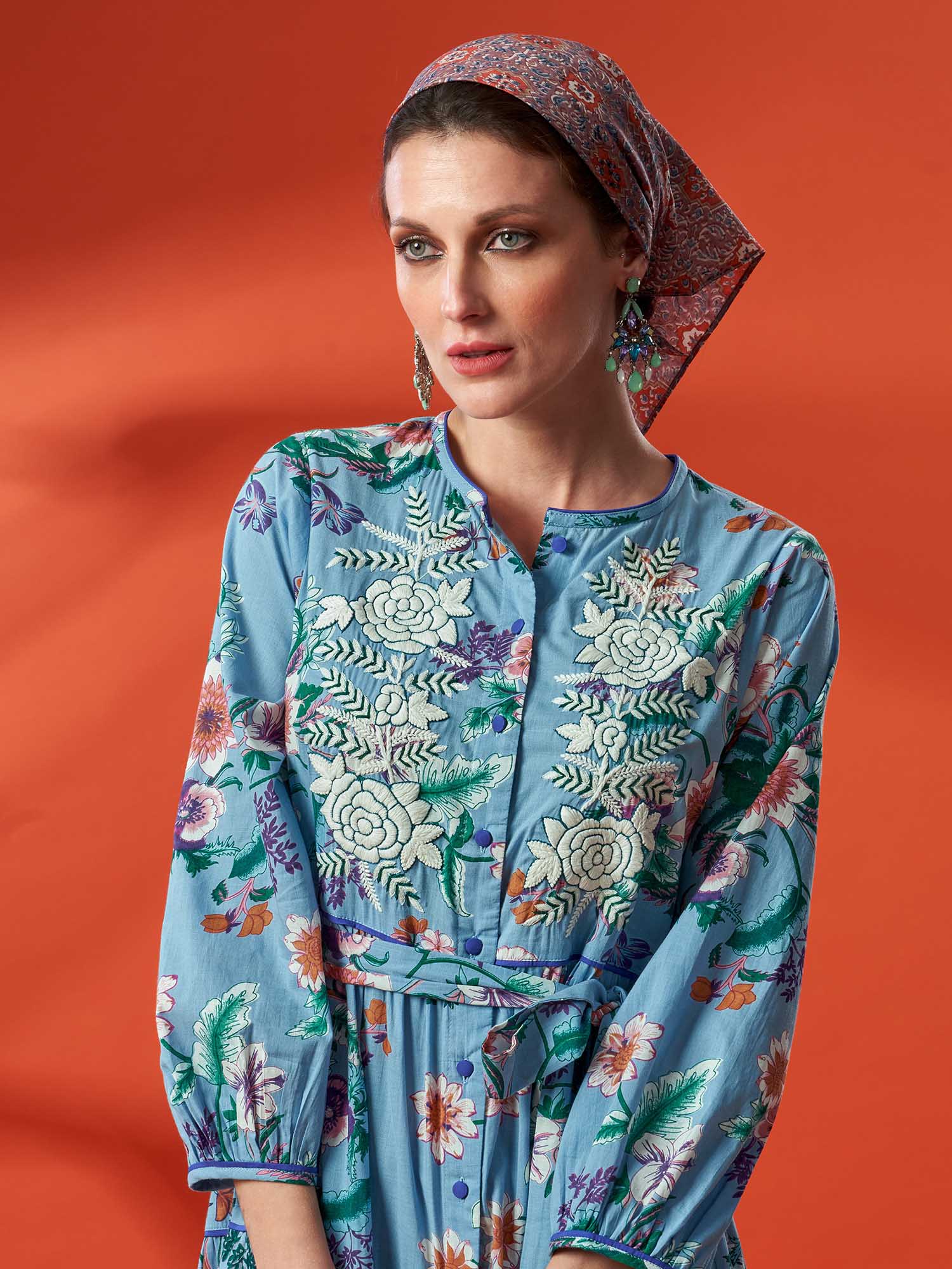 LAXMI NIWAS Cotton Dress