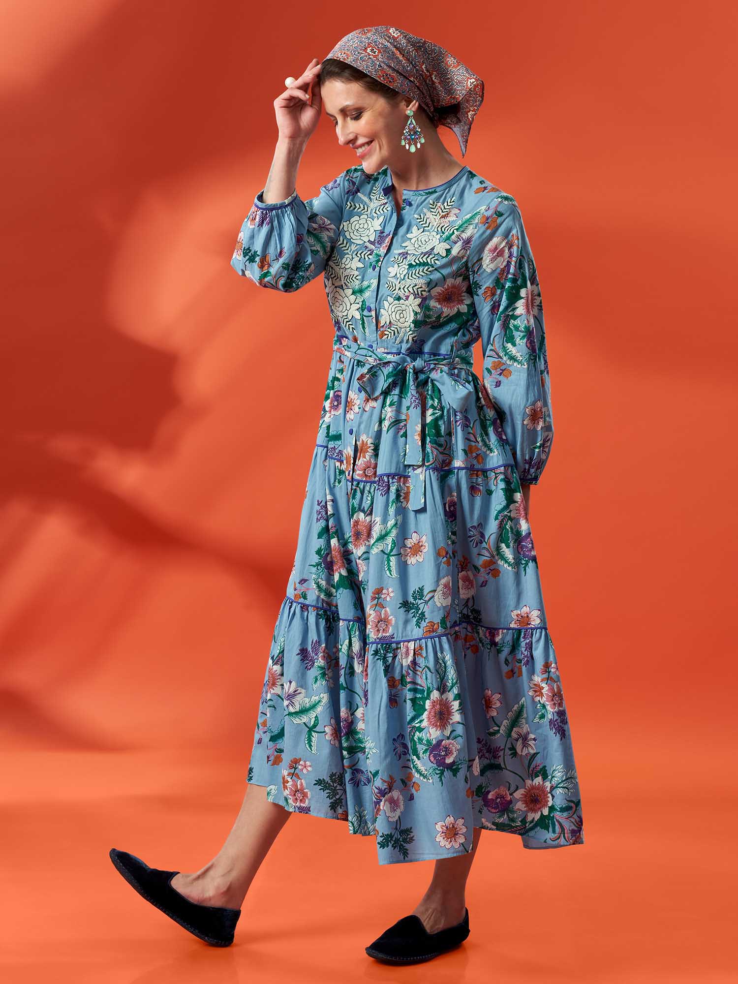 LAXMI NIWAS Cotton Dress