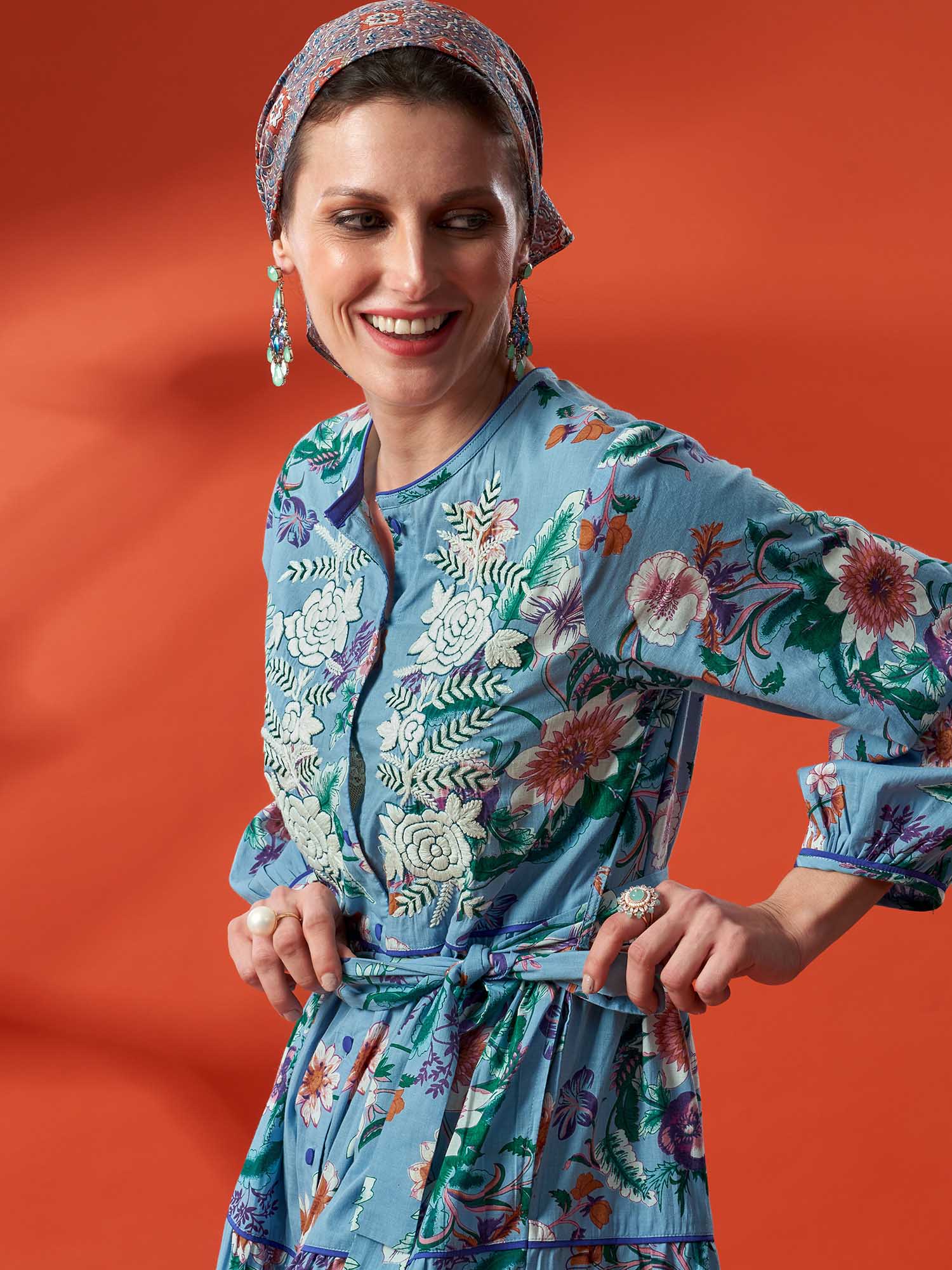 LAXMI NIWAS Cotton Dress