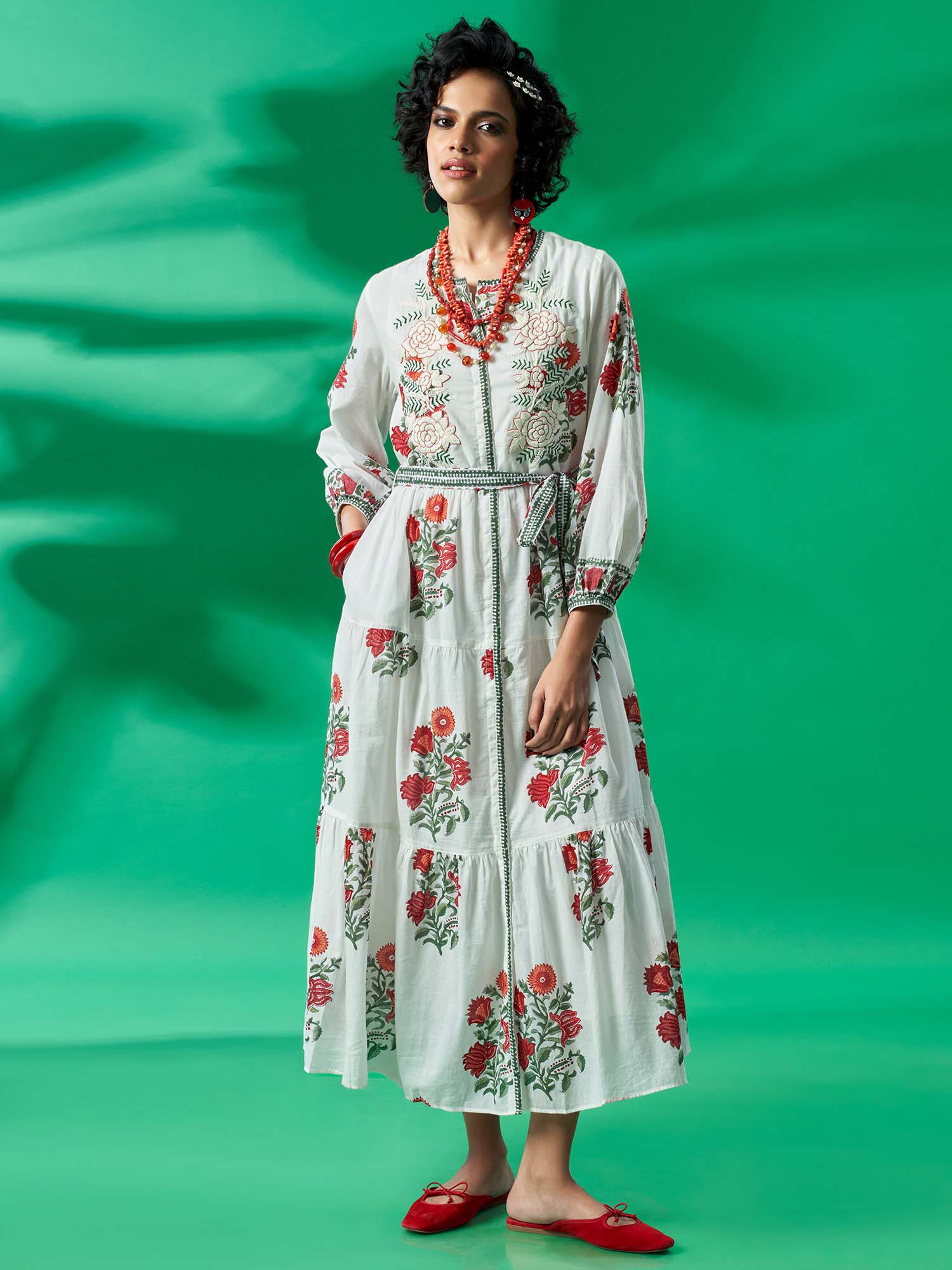 Laxmi Niwas Cotton Dress