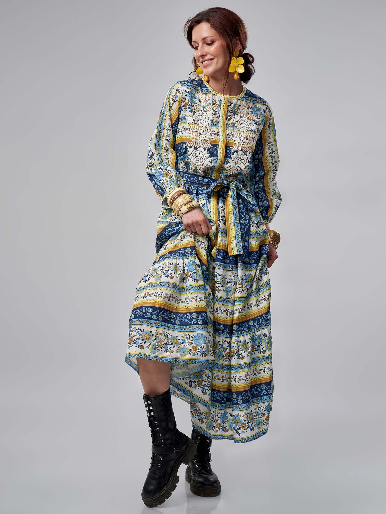 Laxmi Niwas Cotton Dress