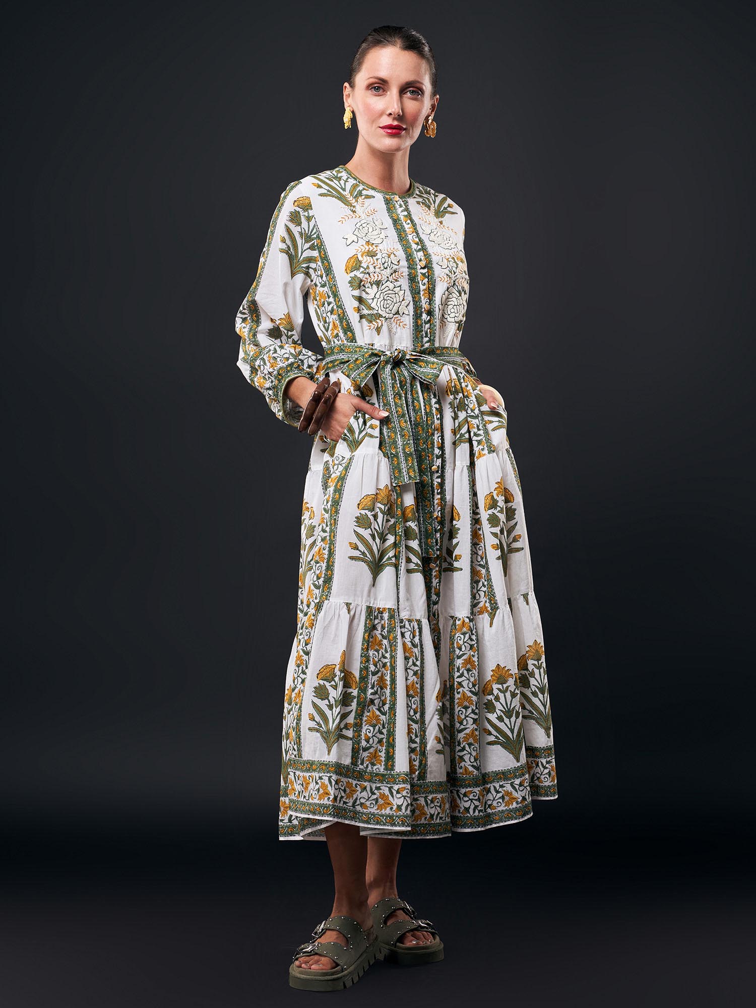 Laxmi Niwas Cotton Dress