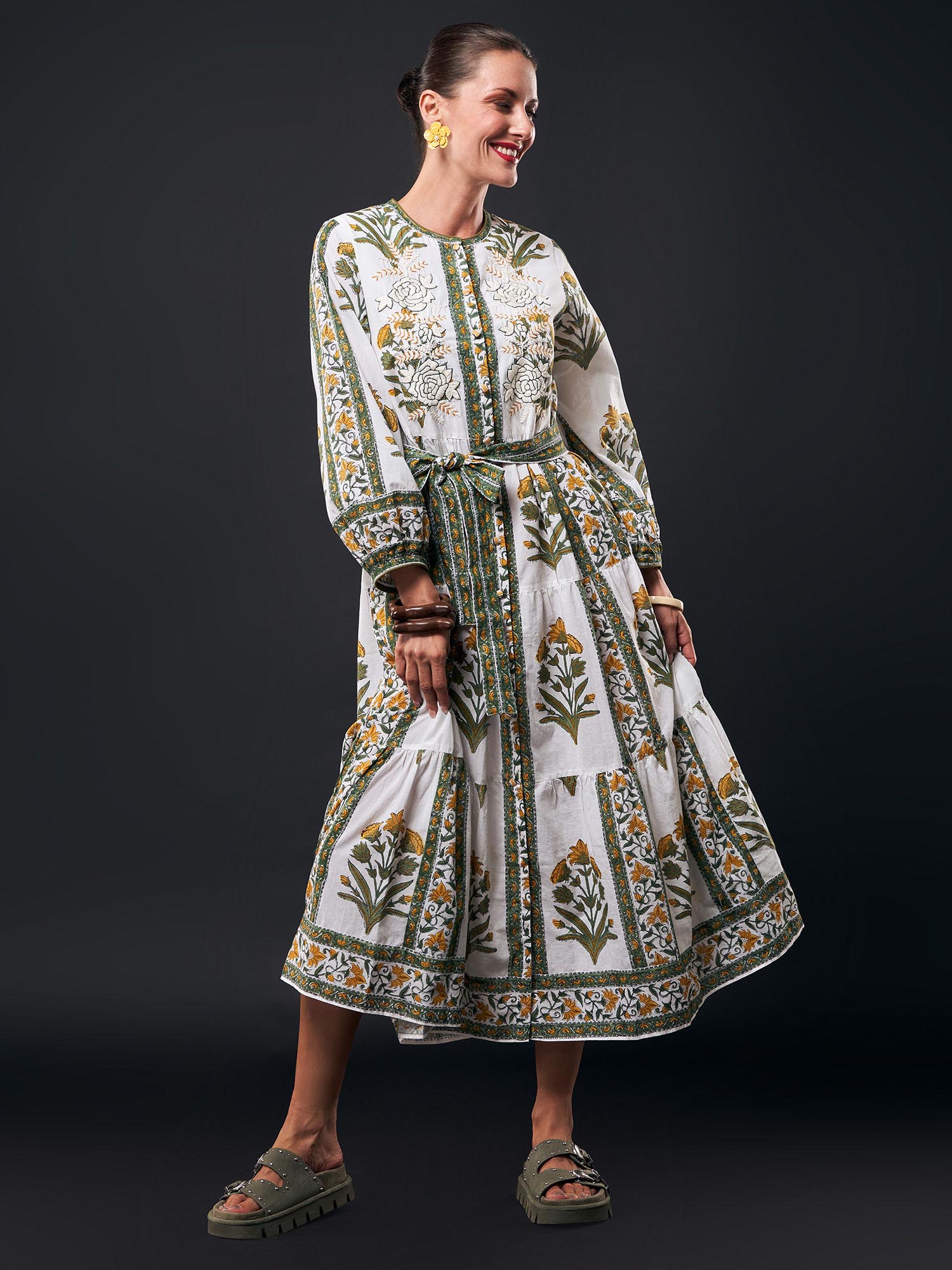 Laxmi Niwas Cotton Dress